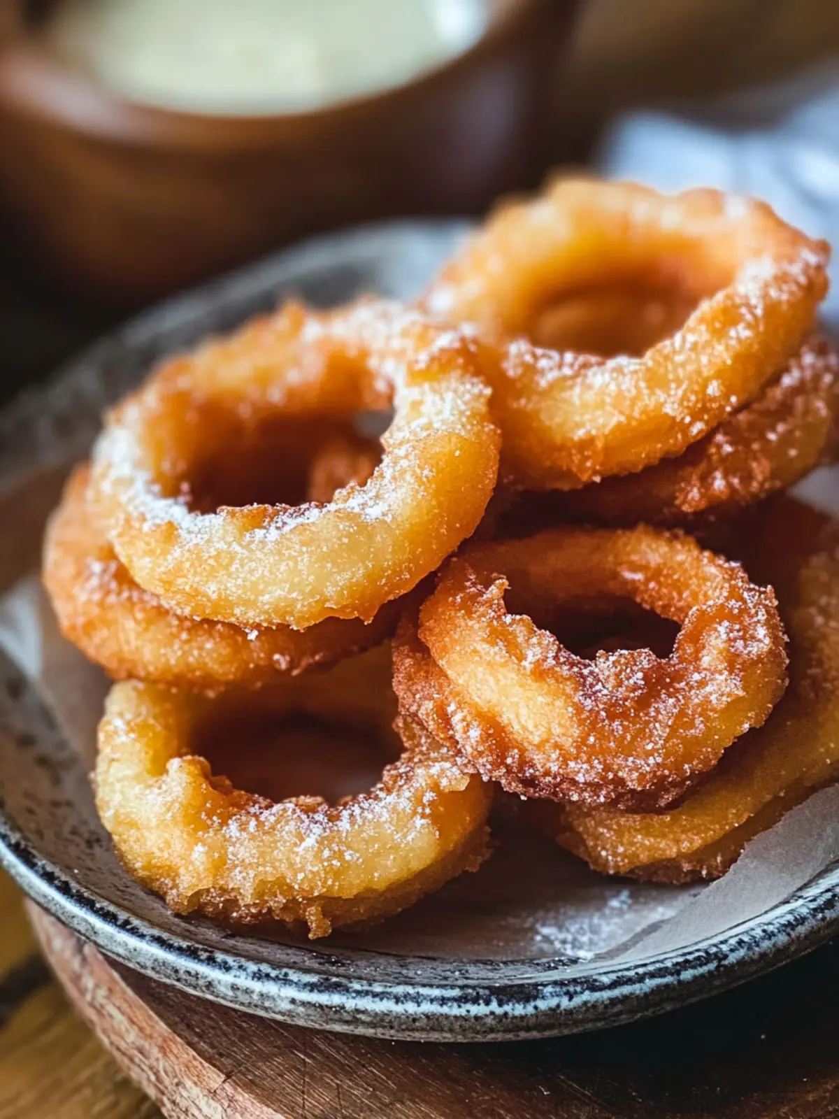 Crispy Fried Apple Rings That Make Dessert Irresistible 4 FRIED APPLE RINGS