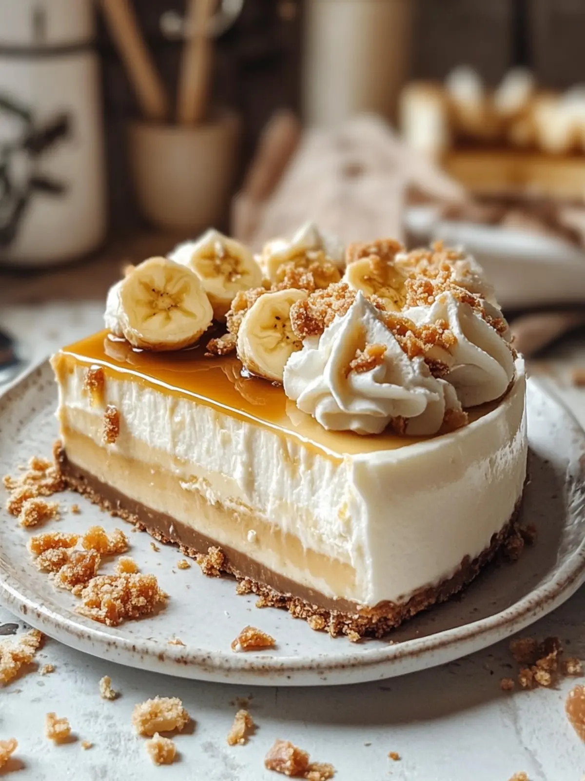 Indulge in Cheesecake Banoffee Butterscotch Bliss Today 4 Cheesecake Banoffee Butterscotch