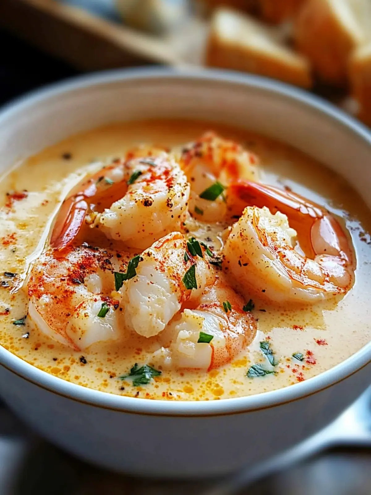 Indulge in Creamy Lobster & Shrimp Bisque Bliss 2 Creamy Lobster & Shrimp Bisque