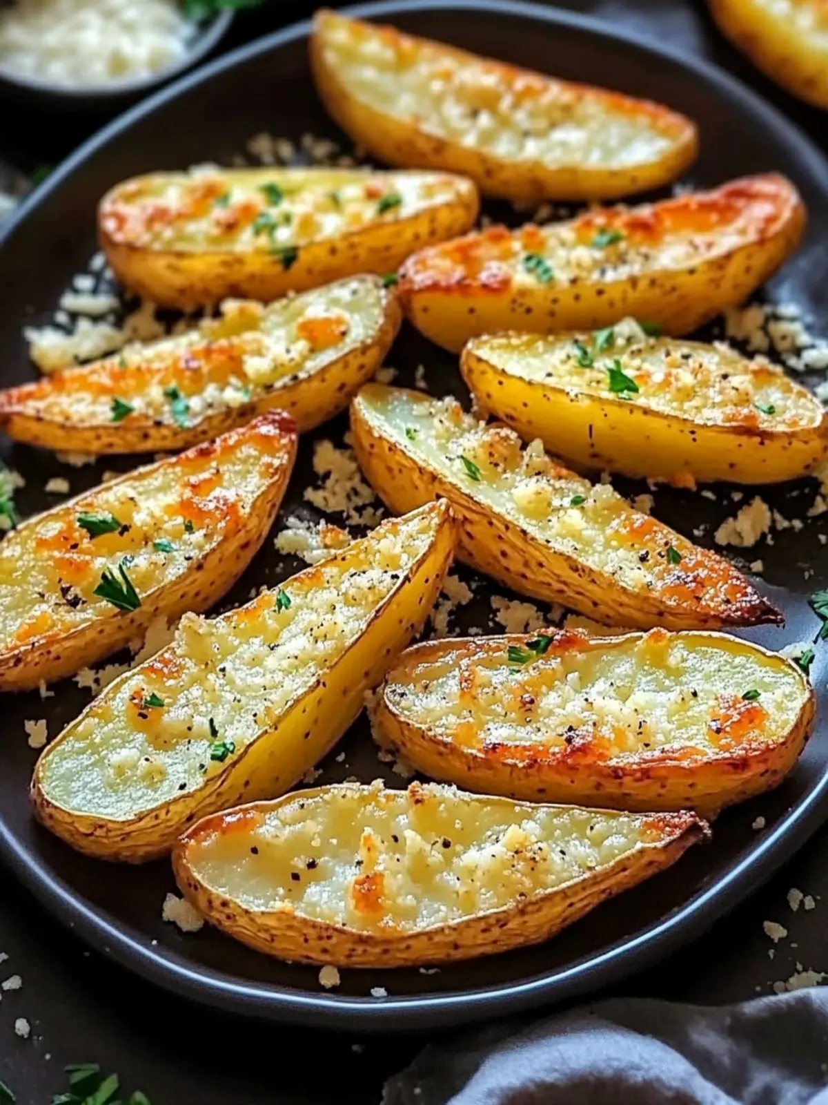 Baked Garlic Parmesan Potato Wedges That Wow Your Taste Buds 4 Baked Garlic Parmesan Potato Wedges
