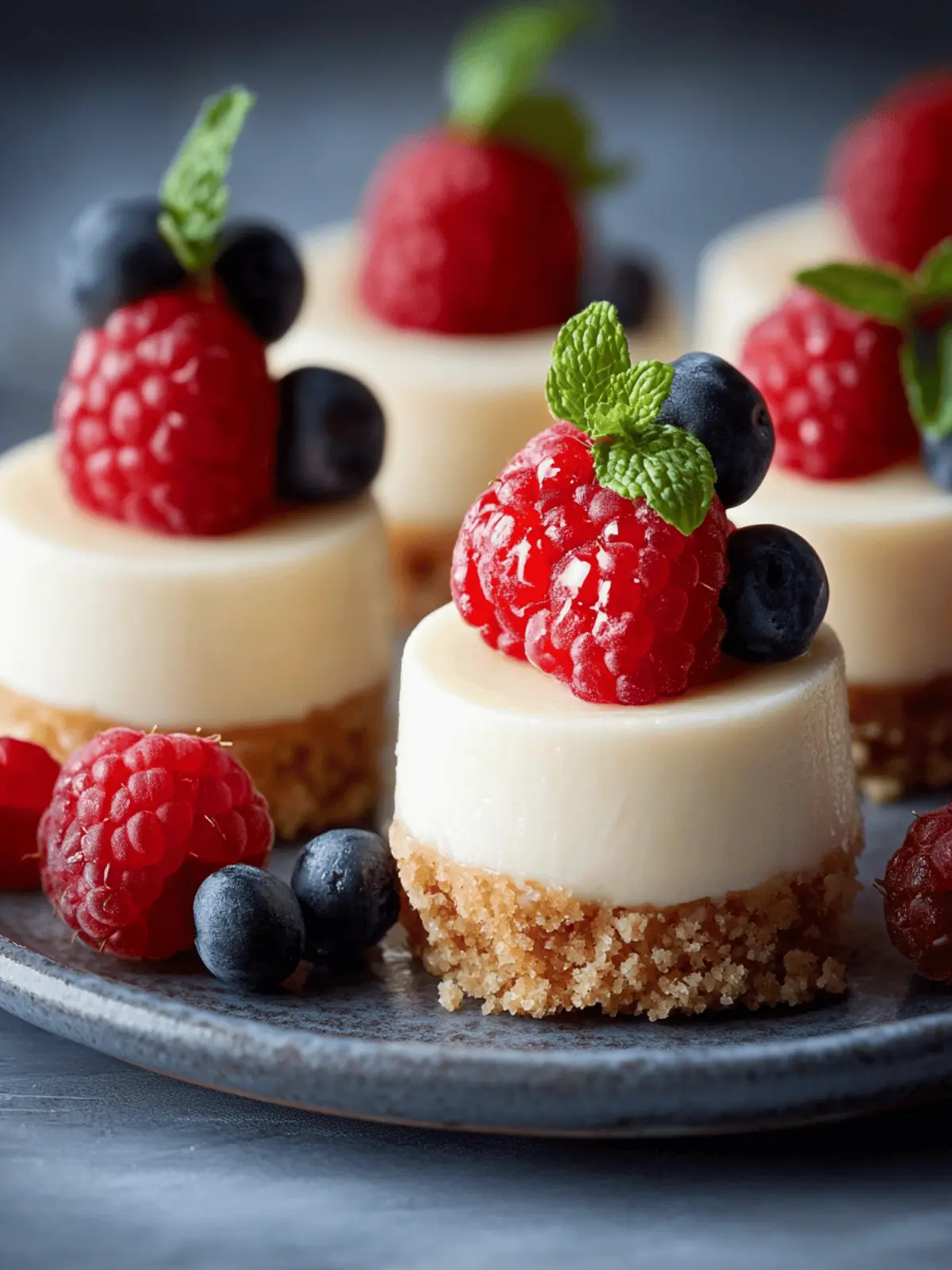 Irresistible Mini Cheesecakes for Sweet Home Indulgence 4 Mini Cheesecakes