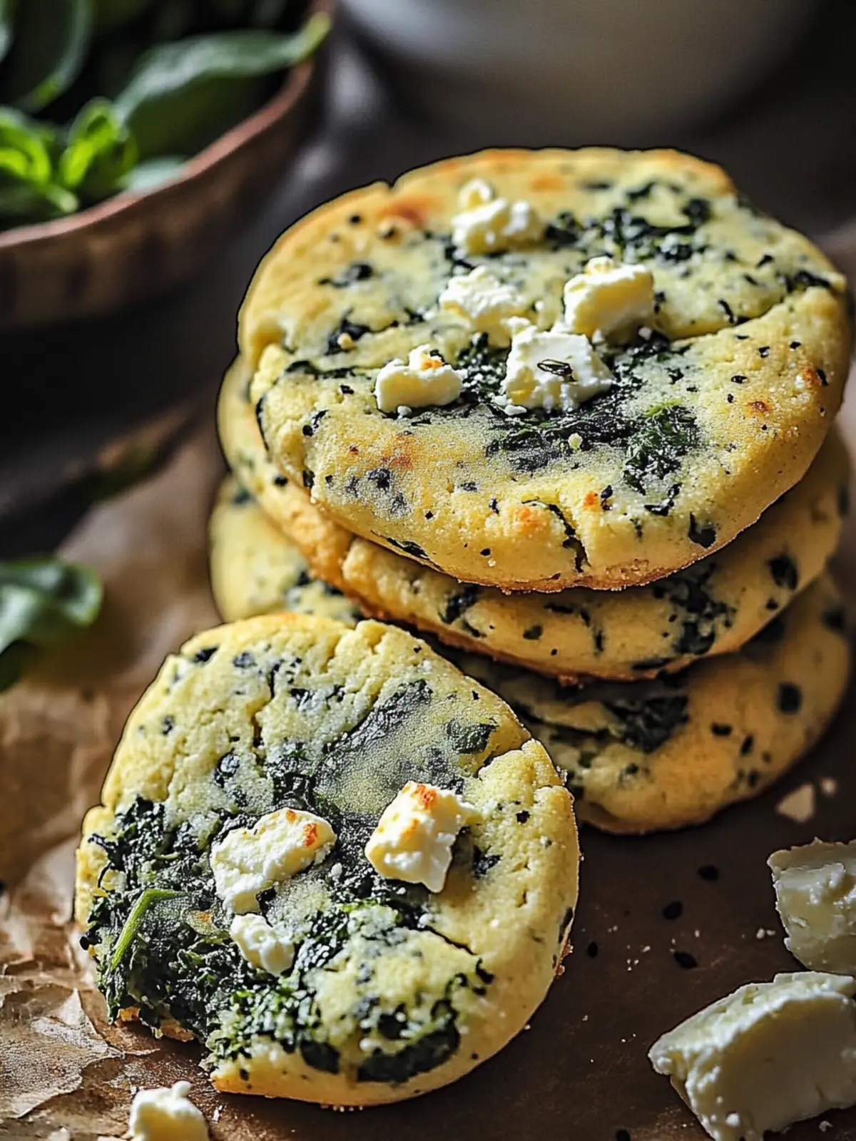 Mediterranean Spinach & Feta Cookies You ll Crave Every Time 3 Mediterranean Spinach & Feta Cookies