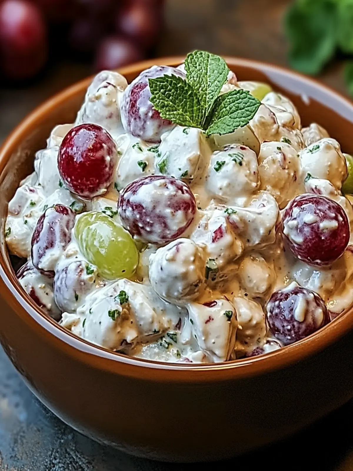 Creamy Grape Salad That'll Refresh Your Taste Buds Today 2 Creamy Grape Salad