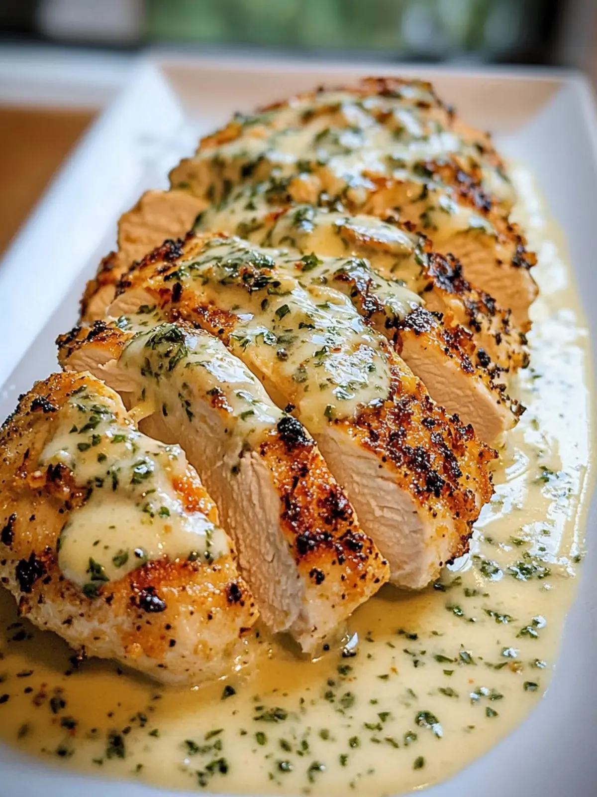Savory Baked Caesar Chicken with Creamy Parmesan Sauce 2 Baked Caesar Chicken with Creamy Parmesan Sauce