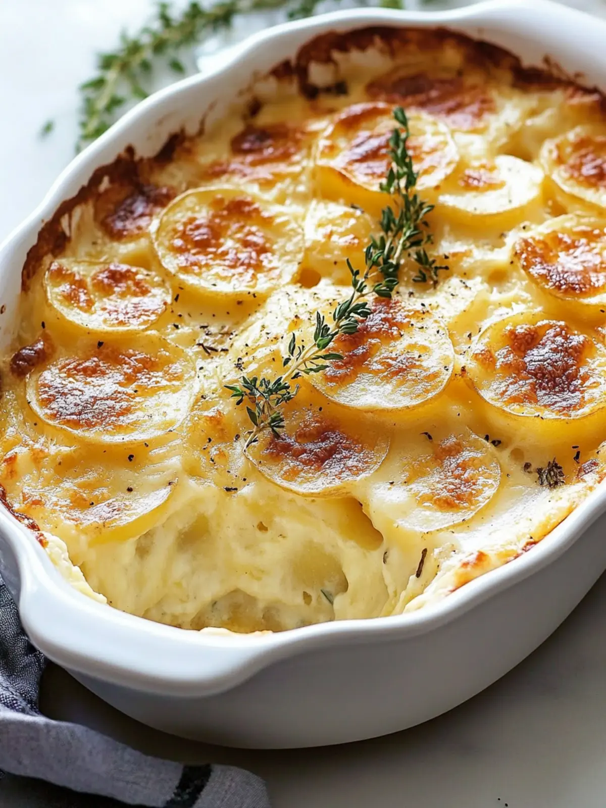Creamy Cheddar and Gruy re Scalloped Potatoes