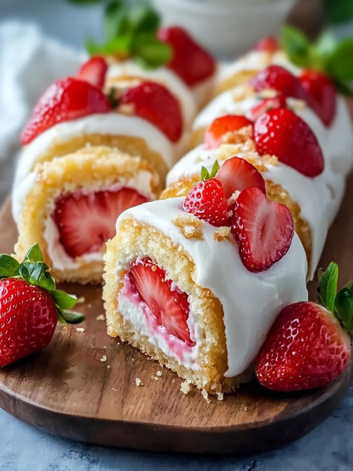 Irresistible Strawberry Shortcake Cheesecake Rolls You ll Love 4 Strawberry Shortcake Cheesecake Rolls