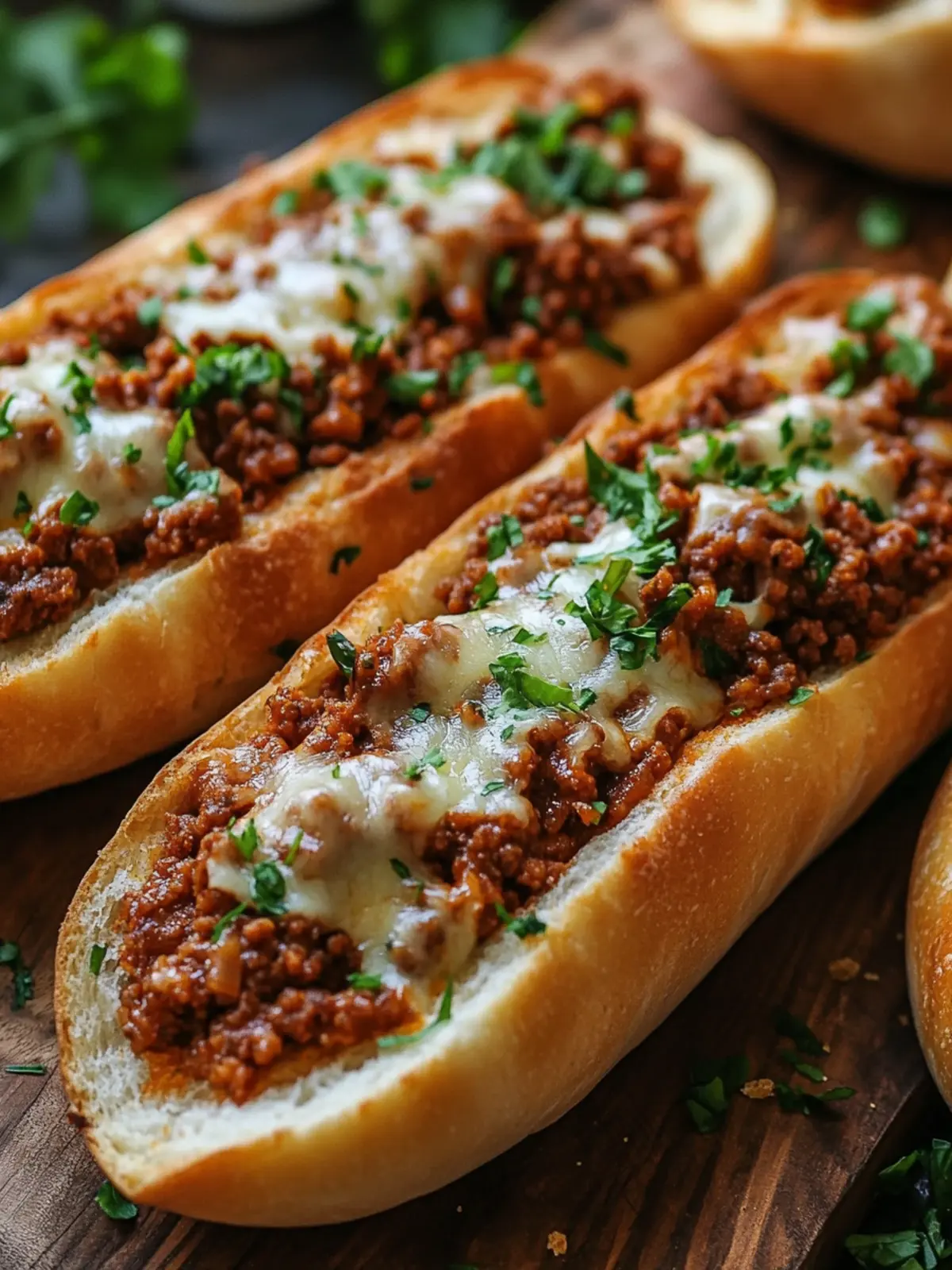 Cheesy Sloppy Joe Garlic Bread: The Ultimate Comfort Food Fix 3 Cheesy Sloppy Joe Garlic Bread