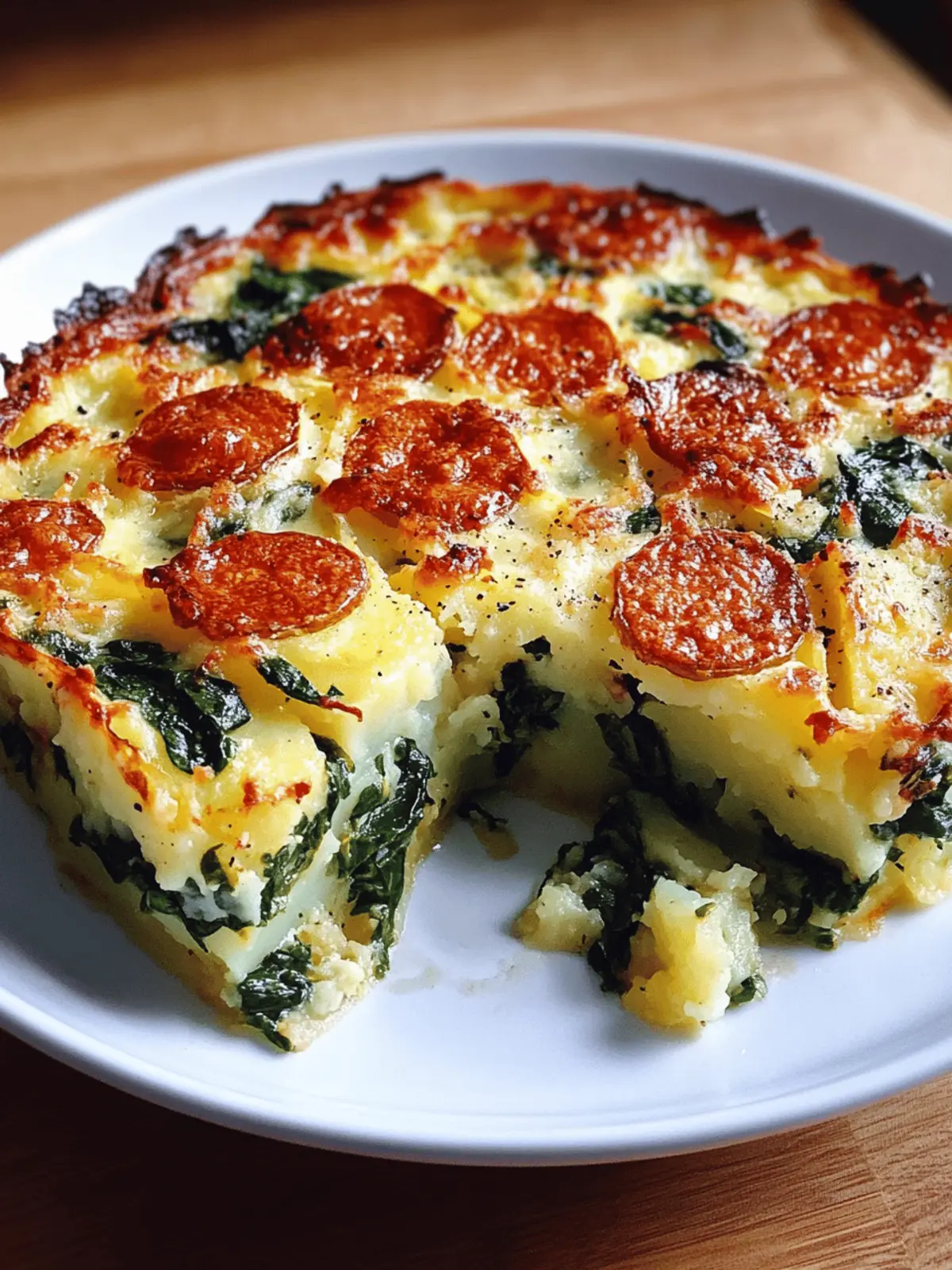 Baked Spinach & Parmesan Potato Pie for Cozy Family Nights 3 Baked Spinach & Parmesan Potato Pie