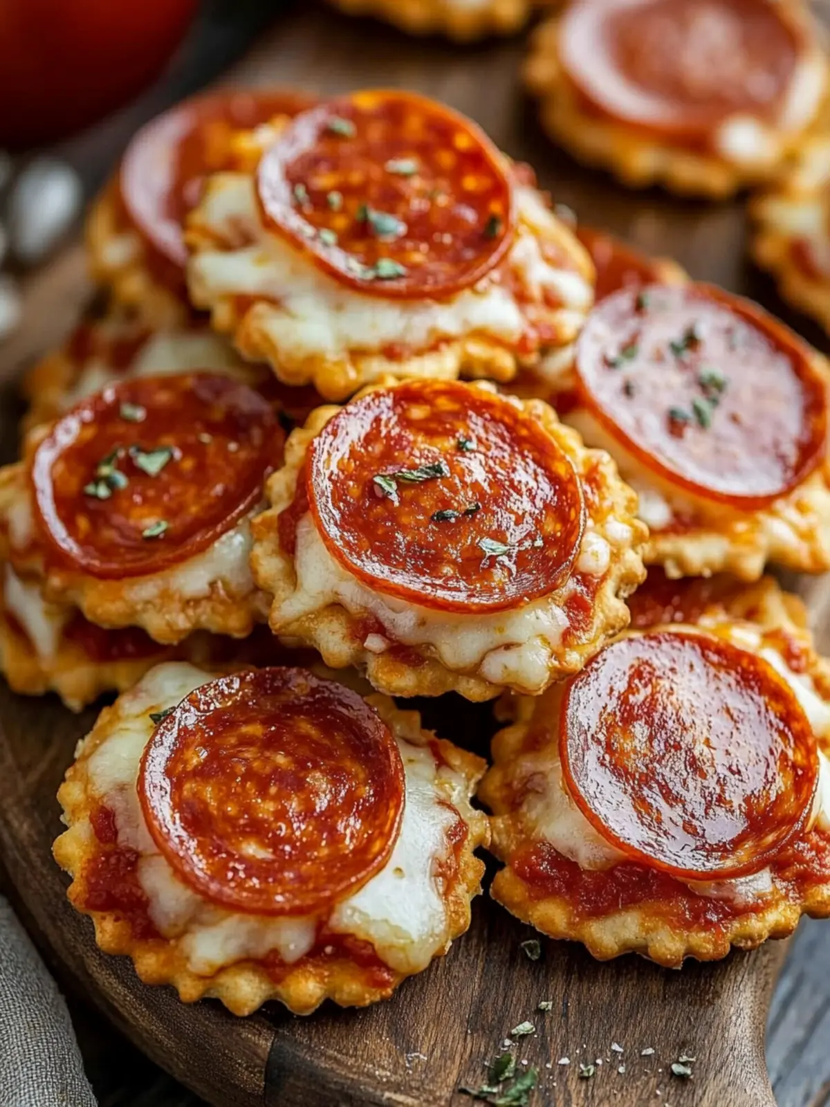 Savory Pepperoni Pizza Crackers for a Perfect Snack Attack 2 Pepperoni Pizza Crackers