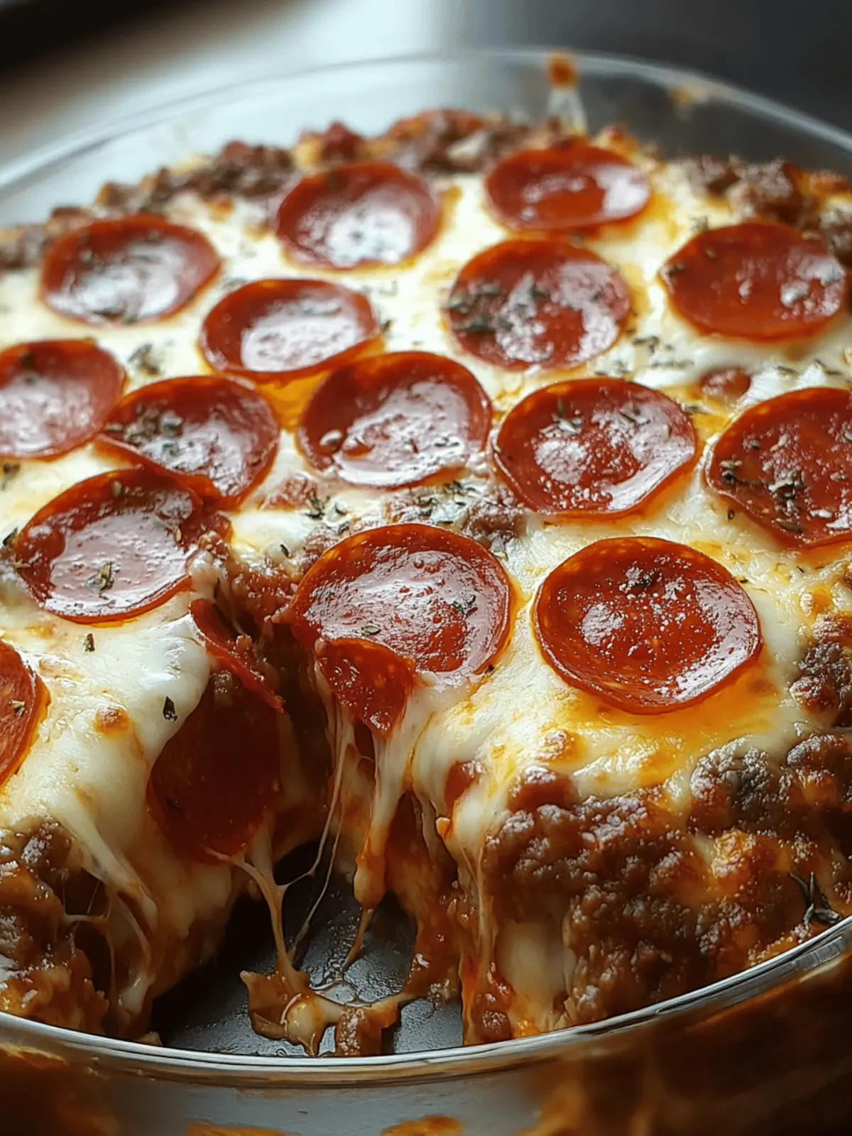 Pepperoni Pizza Casserole: Guilt-Free Comfort in Every Bite 4 Pepperoni Pizza Casserole