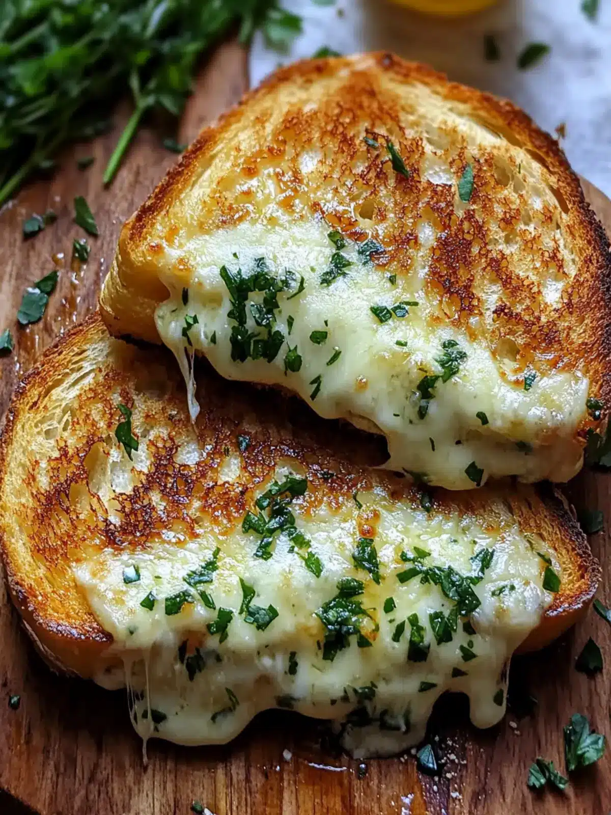 Garlic Bread Grilled Cheese: A Cheesy Twist You ll Love 3 Garlic Bread Grilled Cheese