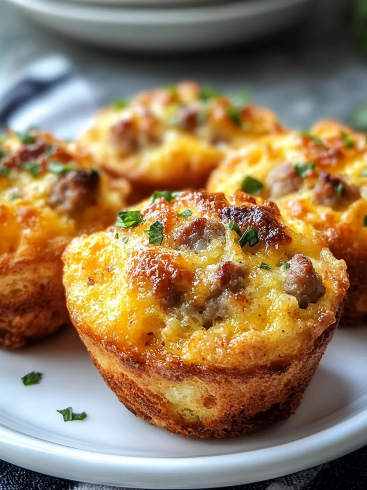 Easy Sausage Breakfast Muffins