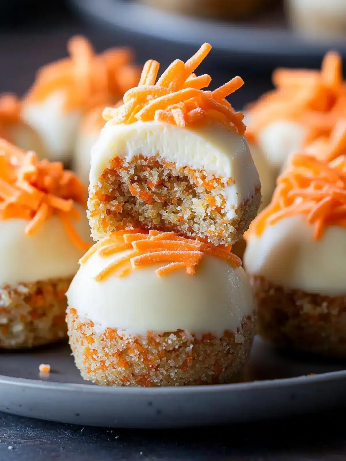 Carrot Cake Cheesecake Bites