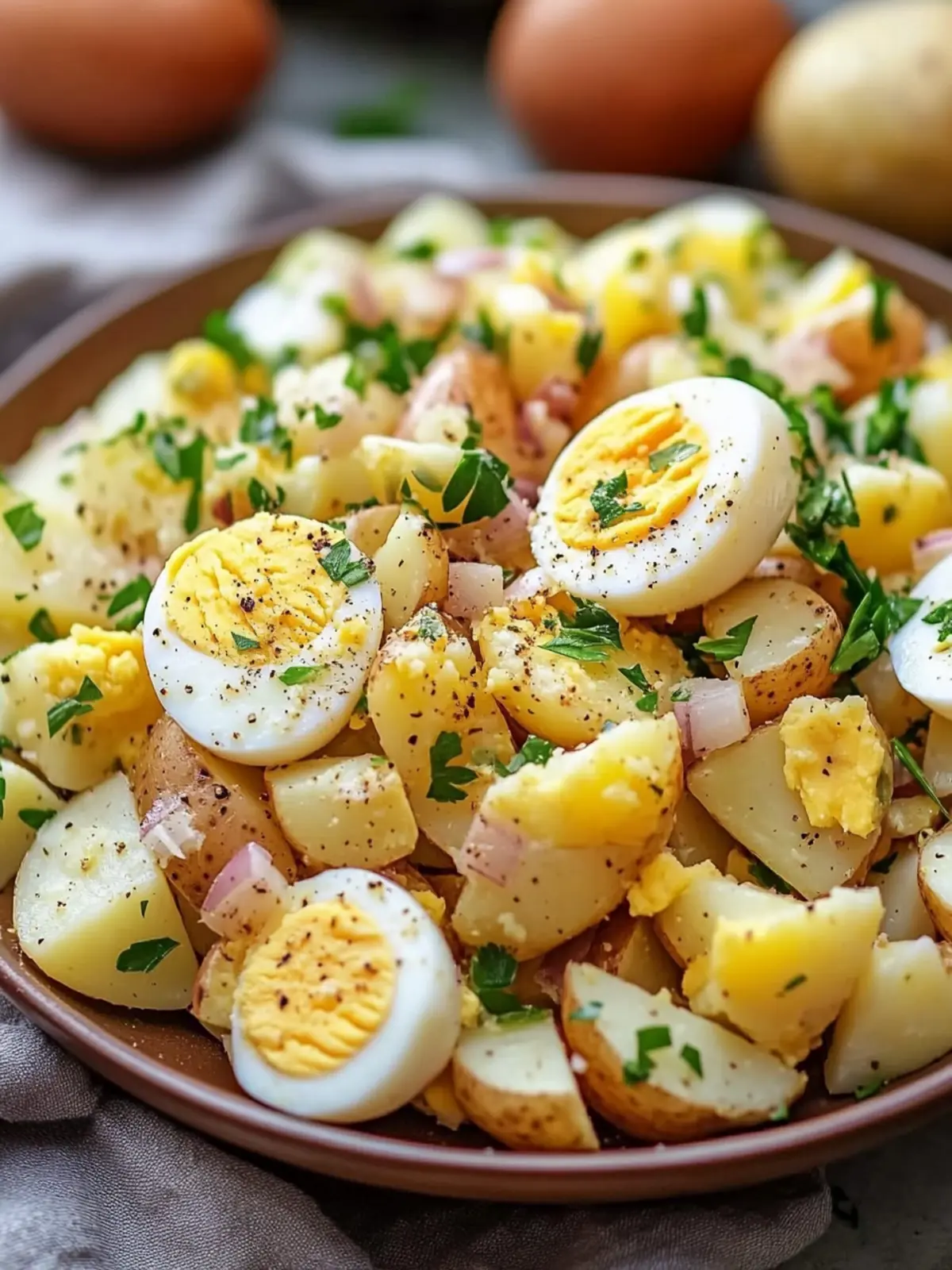 Egg and Potato Salad That Will Brighten Your Picnic Days 3 Egg and Potato Salad