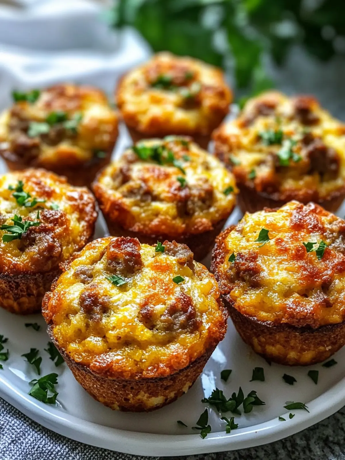 Easy Sausage Breakfast Muffins