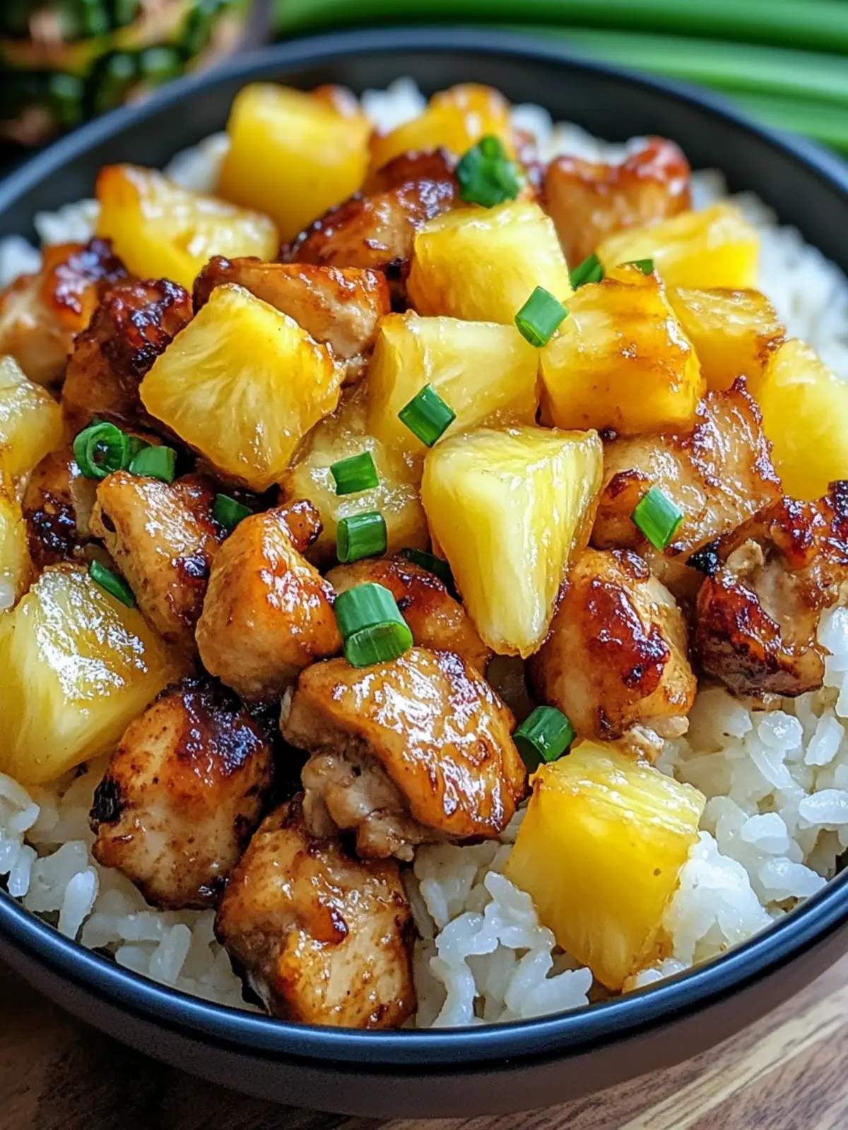 PINEAPPLE CHICKEN AND RICE