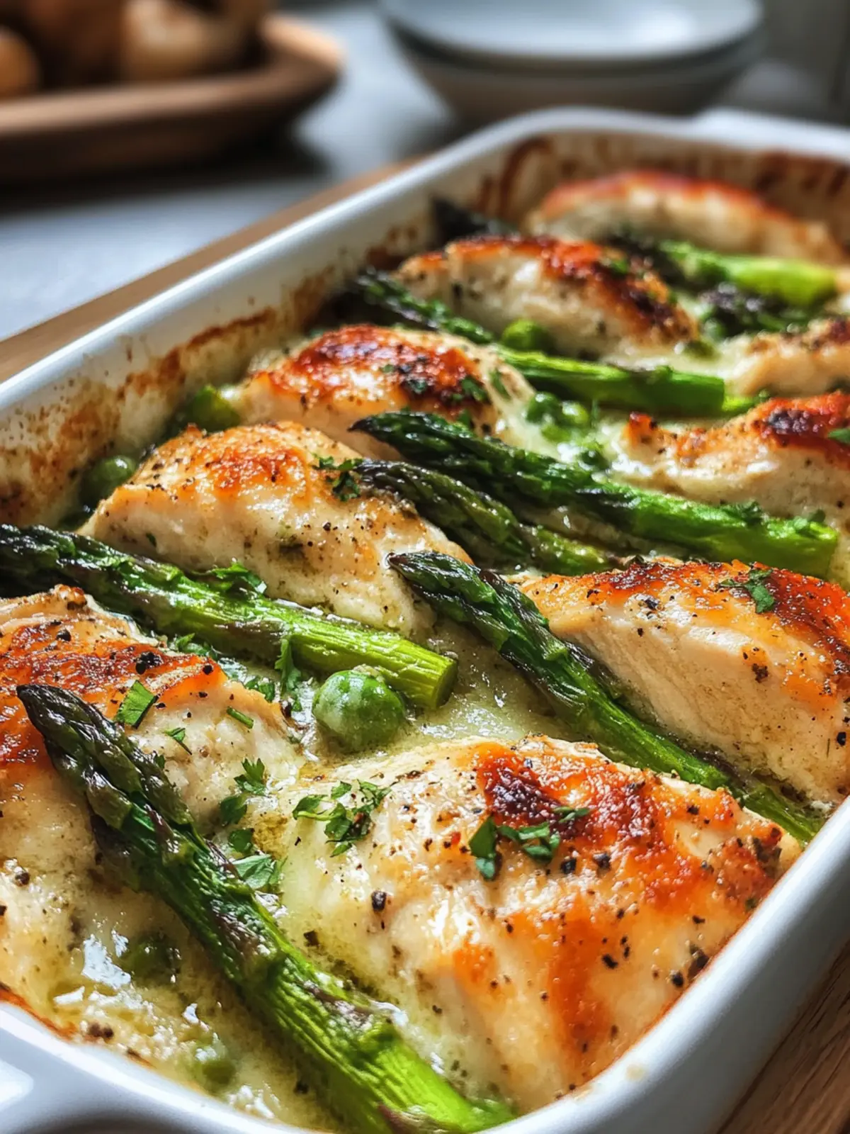 Savor Caesar Chicken with Asparagus for a Tasty Twist 4 Caesar Chicken with Asparagus