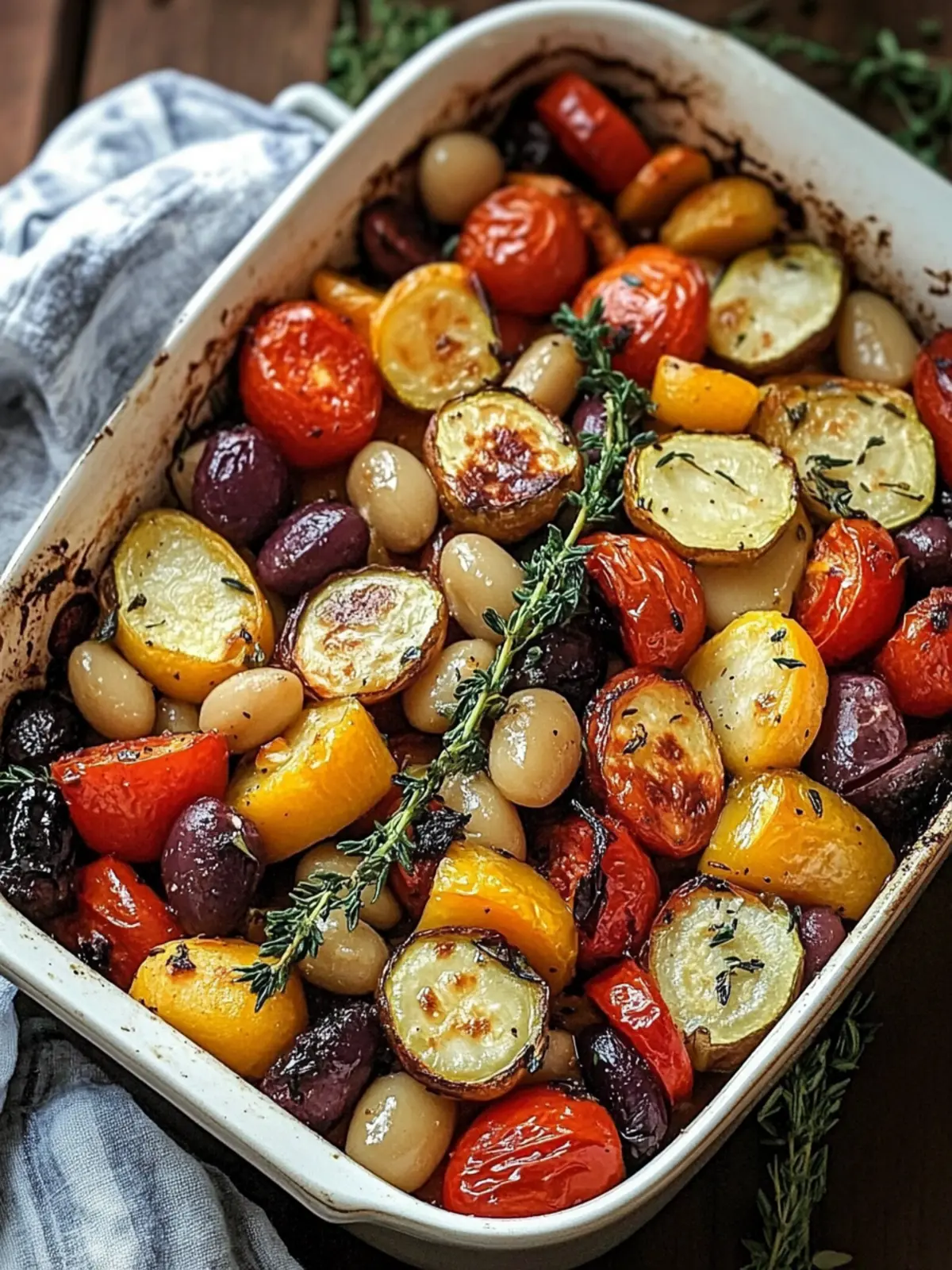 Rustic Roasted Veggie Bake with Cannellini for Cozy Evenings 4 Rustic Roasted Veggie Bake with Cannellini