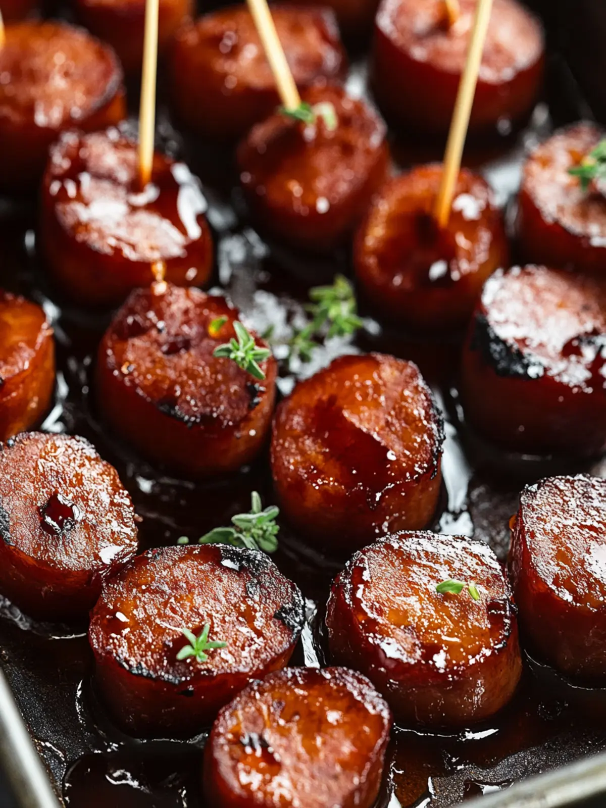 Candied Kielbasa Bites