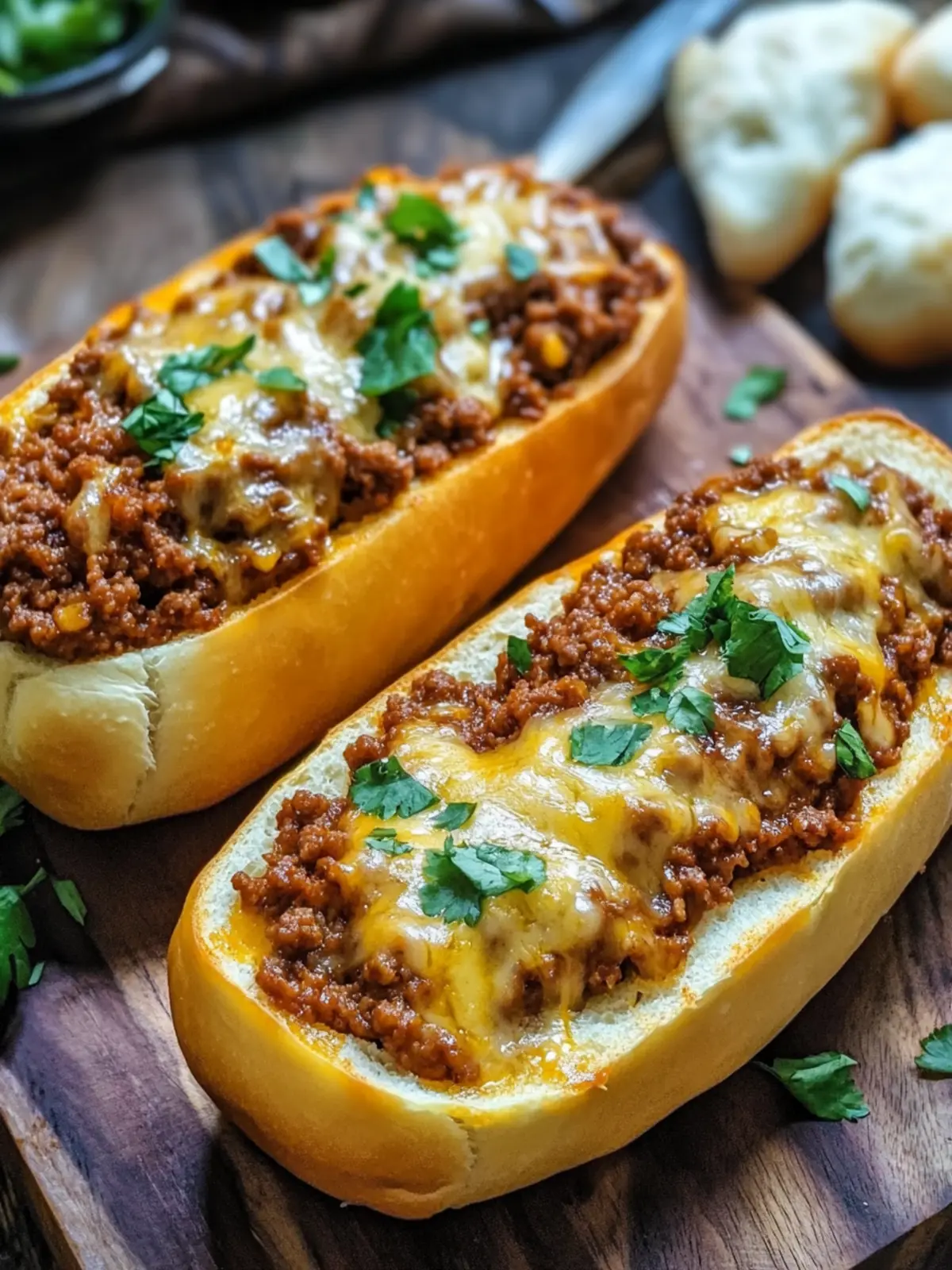 Cheesy Sloppy Joe Garlic Bread That Will Wow Your Taste Buds 2 Cheesy Sloppy Joe Garlic Bread