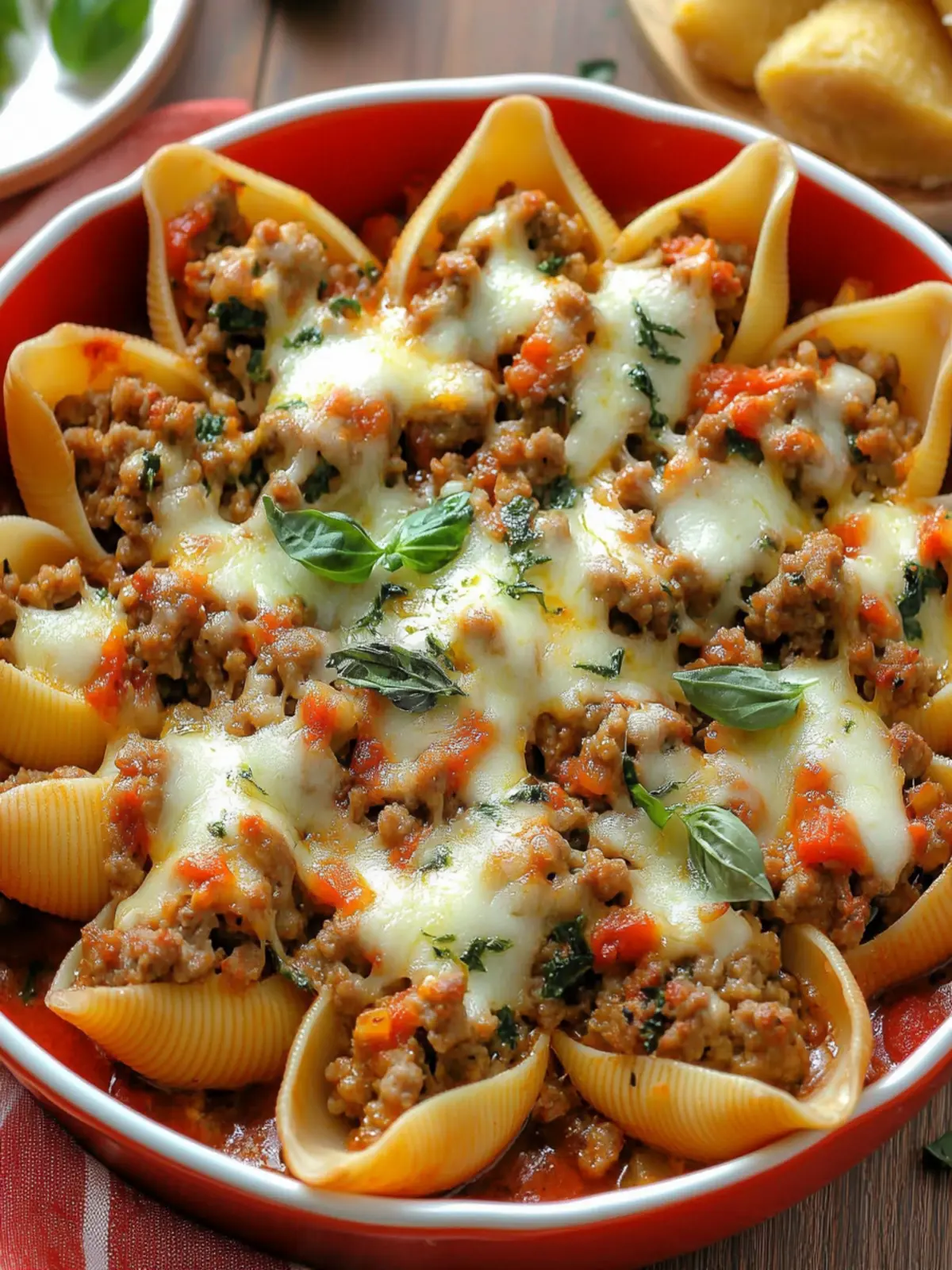 Savor Sausage Stuffed Shells for a Cozy Dinner Night! 3 Sausage Stuffed Shells