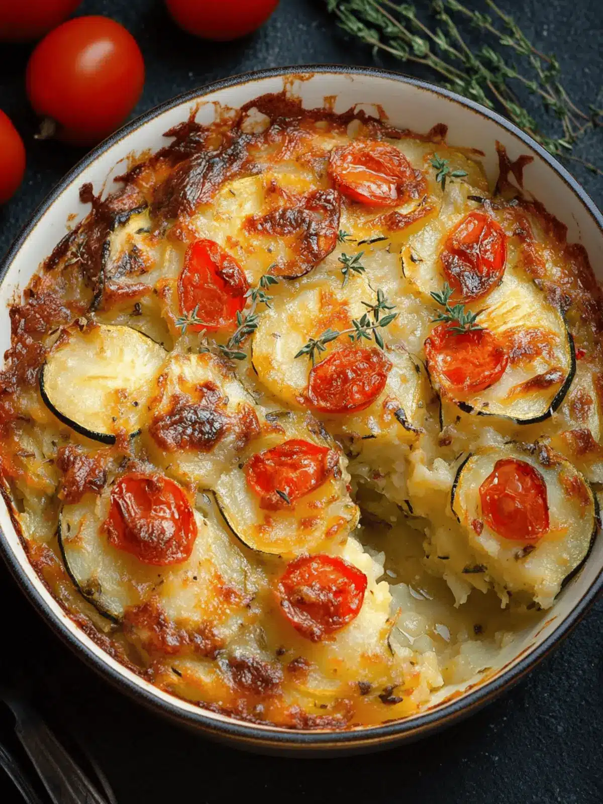 Zucchini Potato Bake