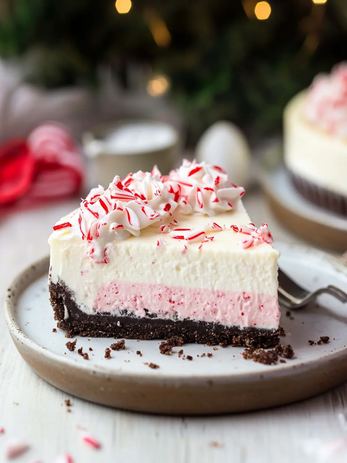 No Bake Peppermint Cheesecake: Effortless Holiday Indulgence 4 No Bake Peppermint Cheesecake
