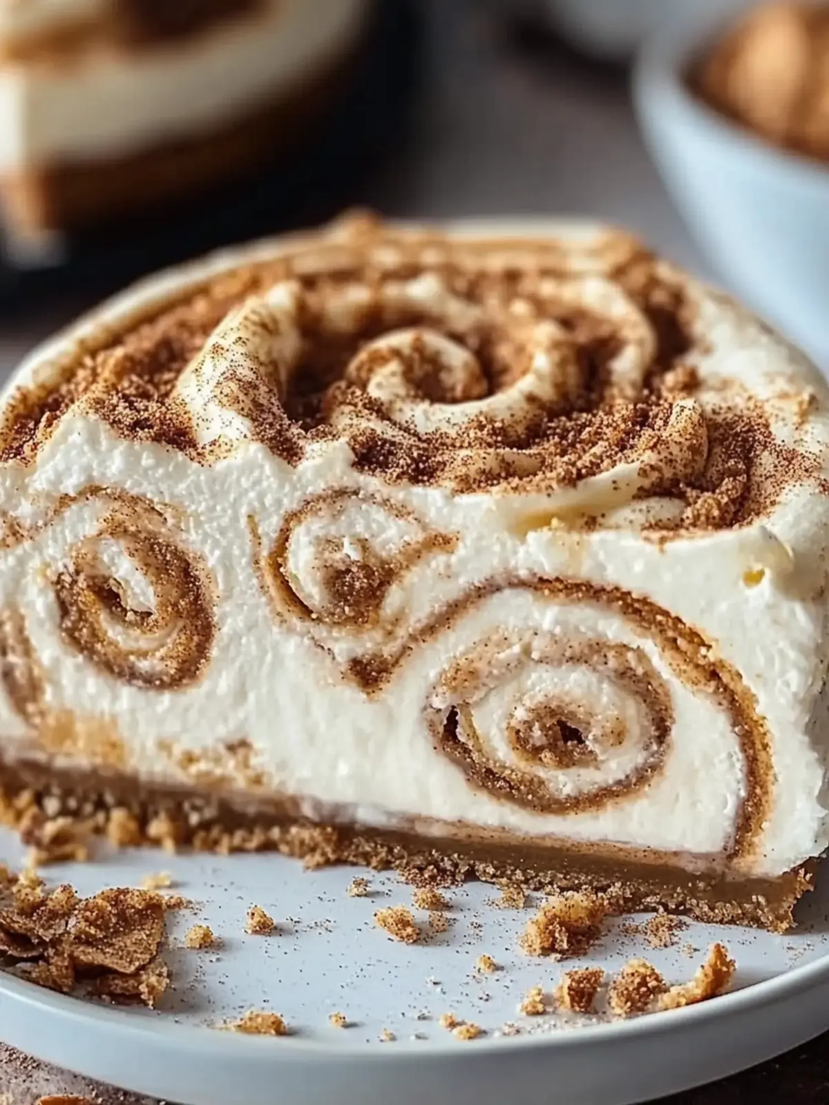 Cinnamon Roll Cheesecake Magic