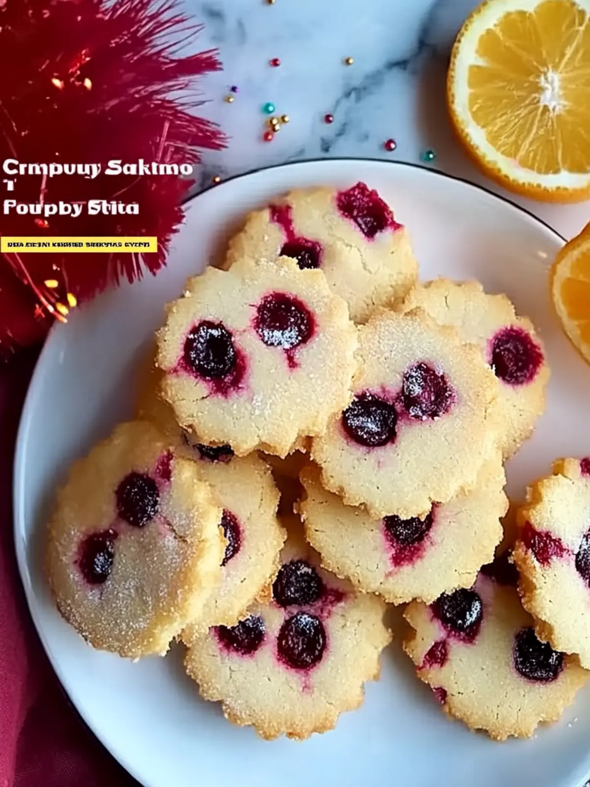 Cranberry Orange Shortbread Cookies that Dazzle Your Holidays 3 Cranberry Orange Shortbread Cookies | Holiday Treat Recipe
