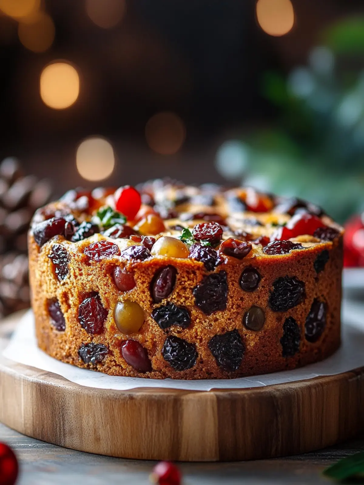 Boiled Christmas Fruit Cake