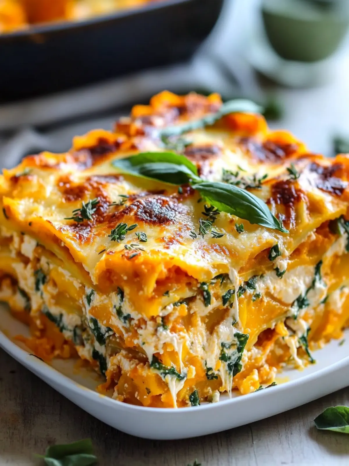 Wholesome Healthy Roasted Butternut Squash Lasagna Delight 2 Healthy Roasted Butternut Squash Lasagna
