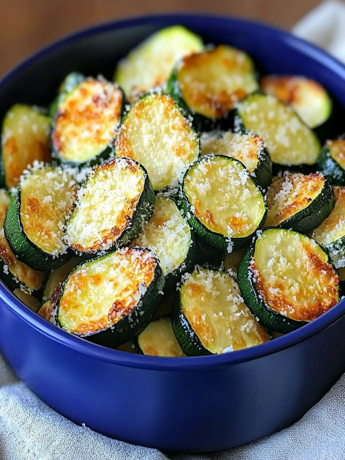 Crispy Air Fryer Zucchini with Parmesan You'll Crave Tonight 2 Air Fryer Zucchini with Parmesan