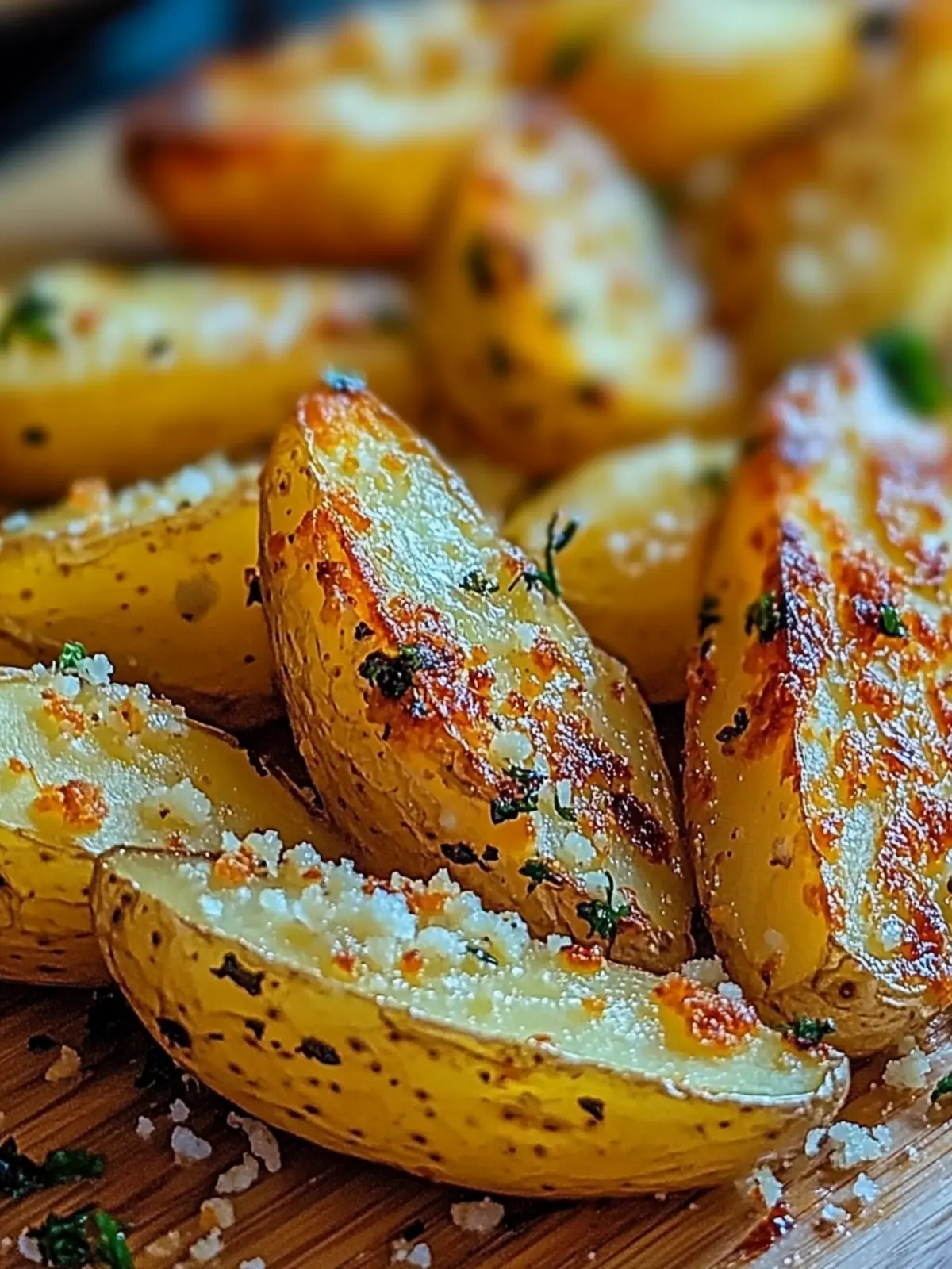 Crispy Baked Garlic Parmesan Potato Wedges You ll Crave 2 Baked Garlic Parmesan Potato Wedges