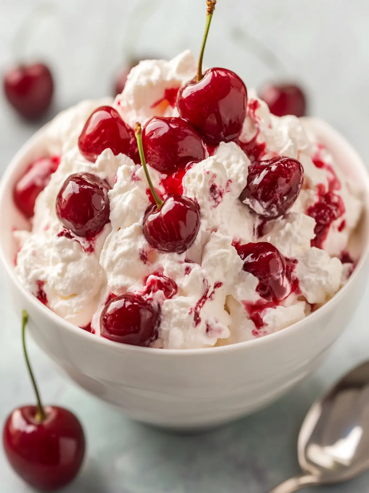 Cherry Cheesecake Fluff: A Decadent No-Bake Delight 2 Cherry Cheesecake Fluff