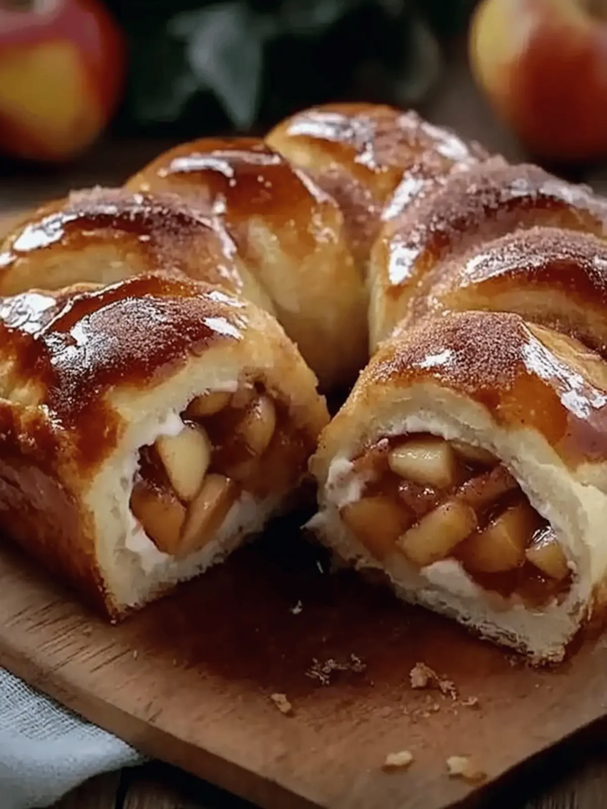 Warm Apple Cinnamon Cream Rolls That Will Steal Your Heart 2 Apple Cinnamon Cream Rolls