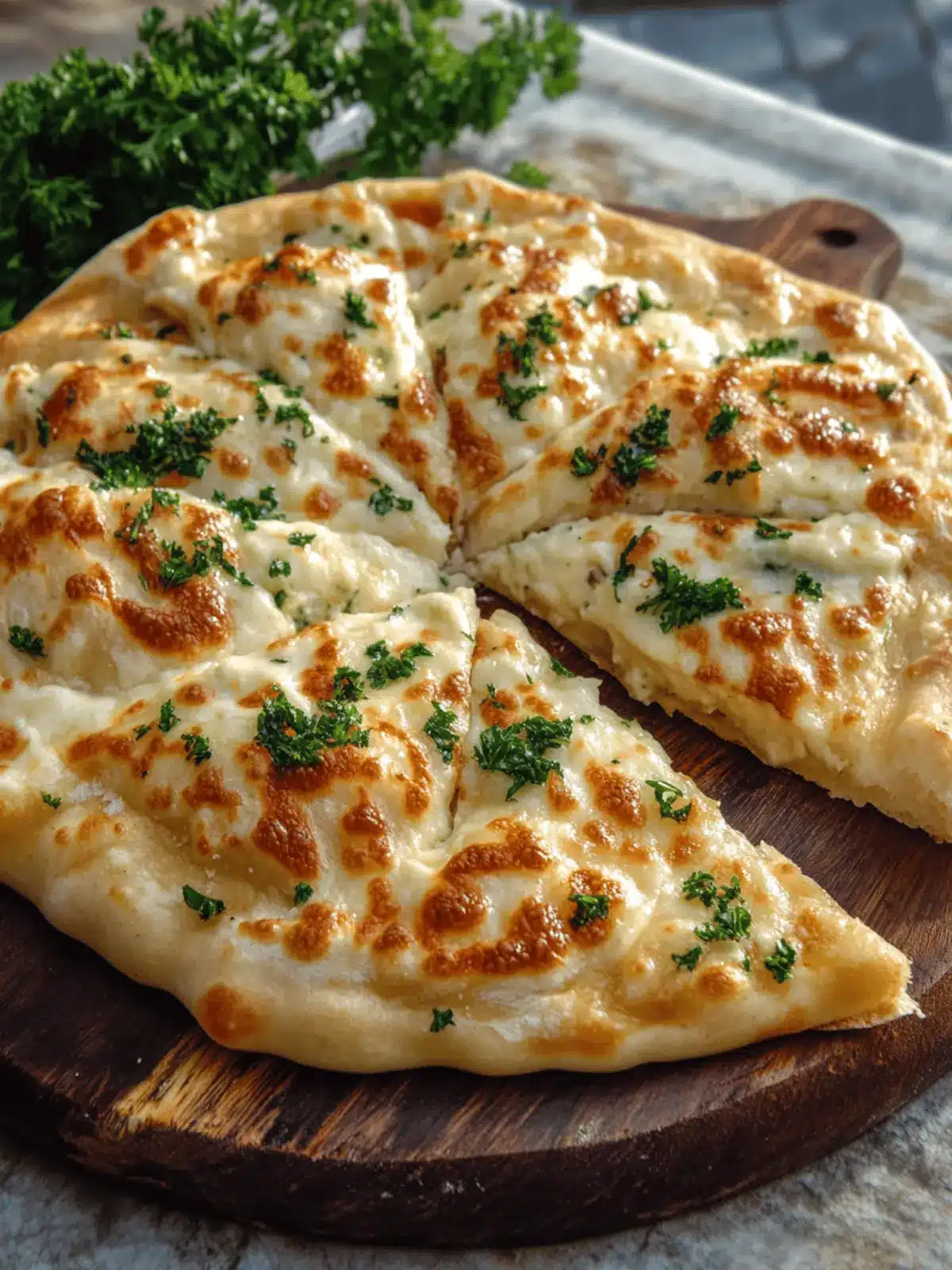 Cheese-Stuffed Turkish Flatbread