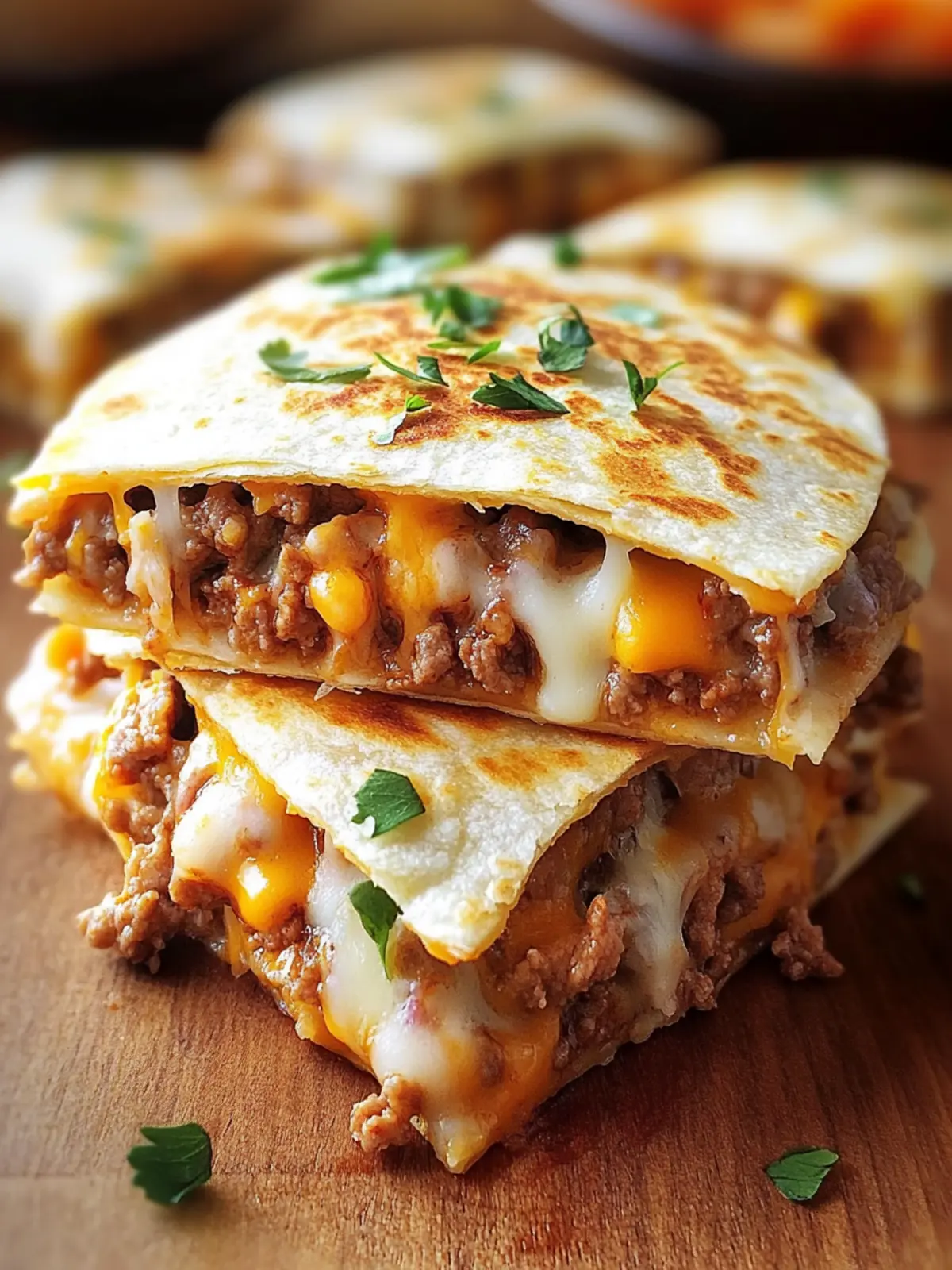 Cheese Beef Quesadilla: Easy Comfort Food in Minutes 3 Cheese Beef Quesadilla