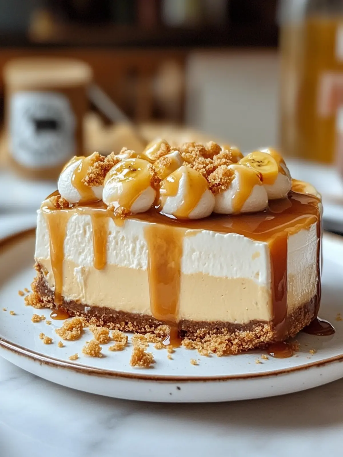Indulge in Cheesecake Banoffee Butterscotch Bliss Today 2 Cheesecake Banoffee Butterscotch
