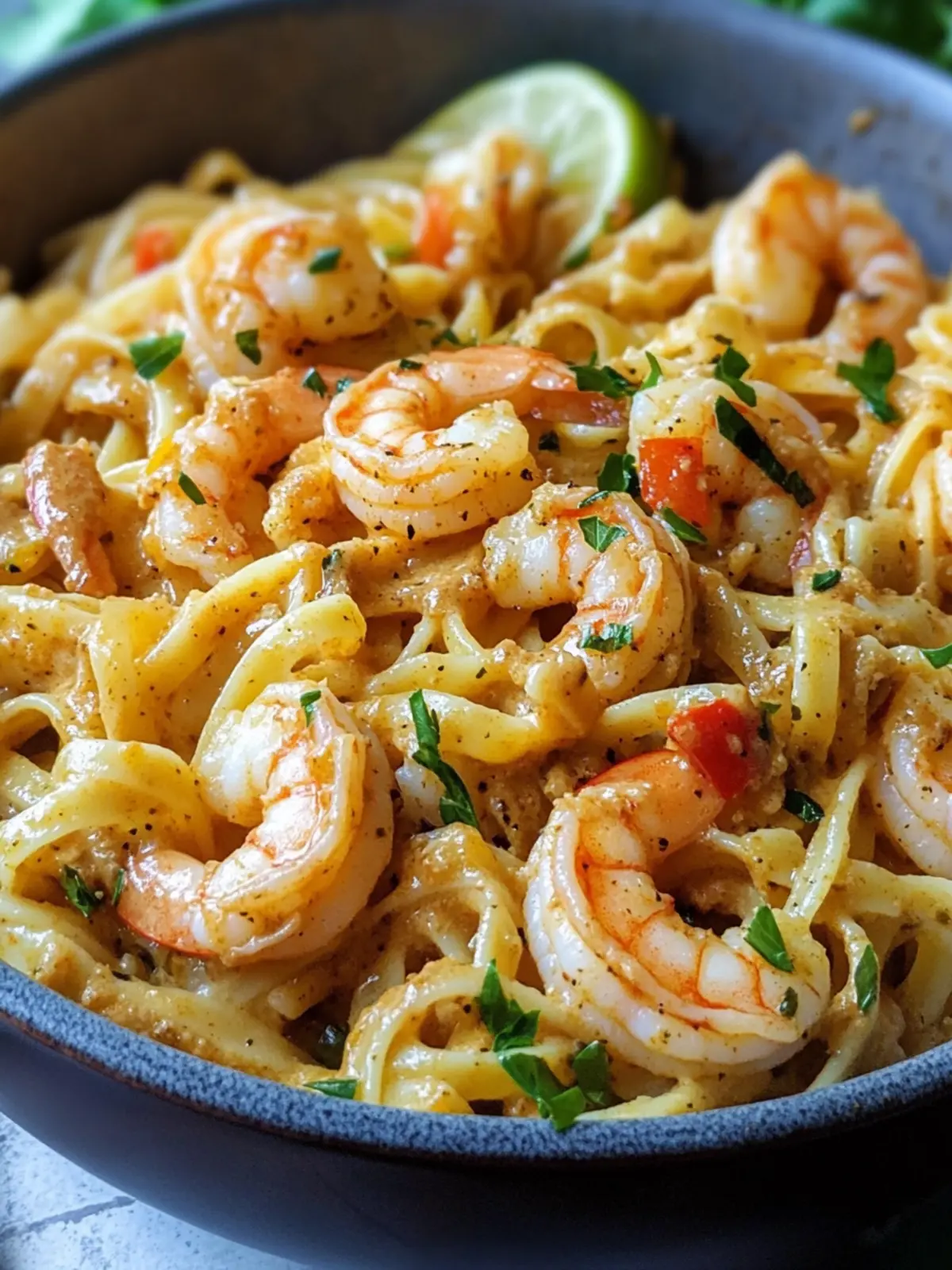 Jerk Shrimp Pasta