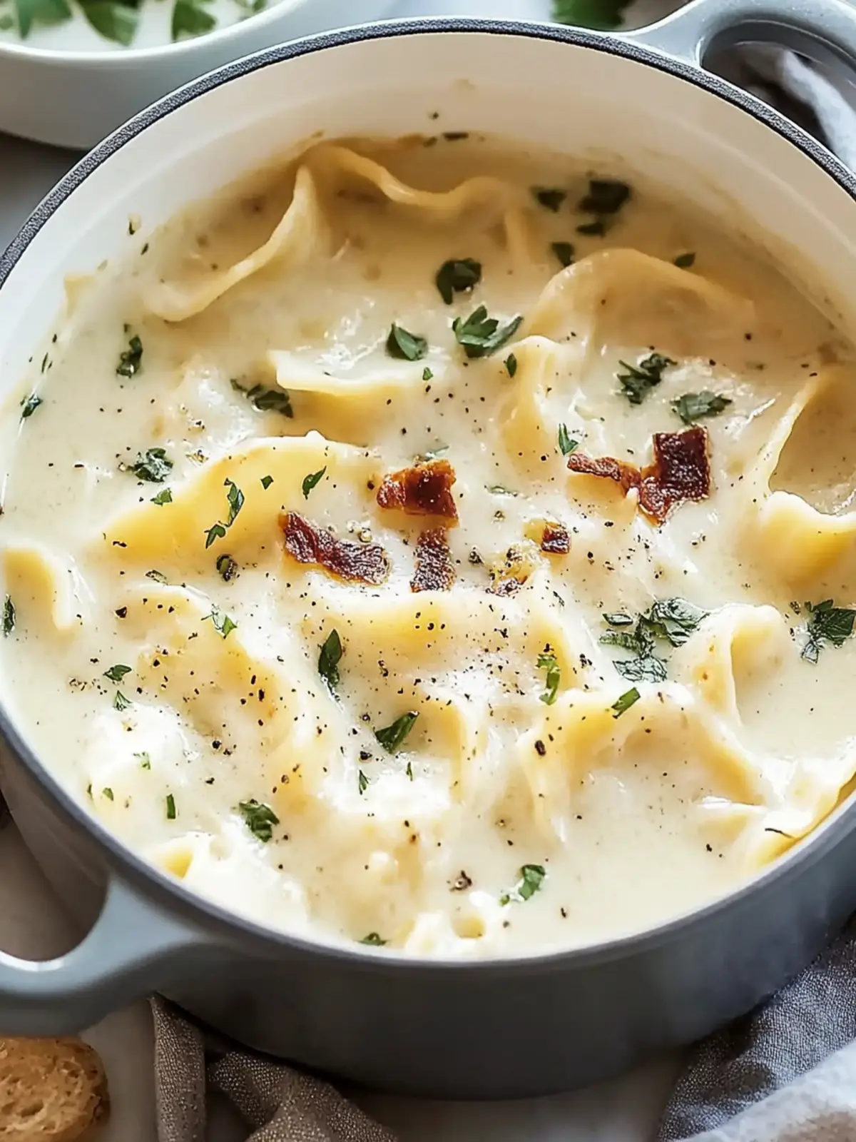 White Lasagna Soup