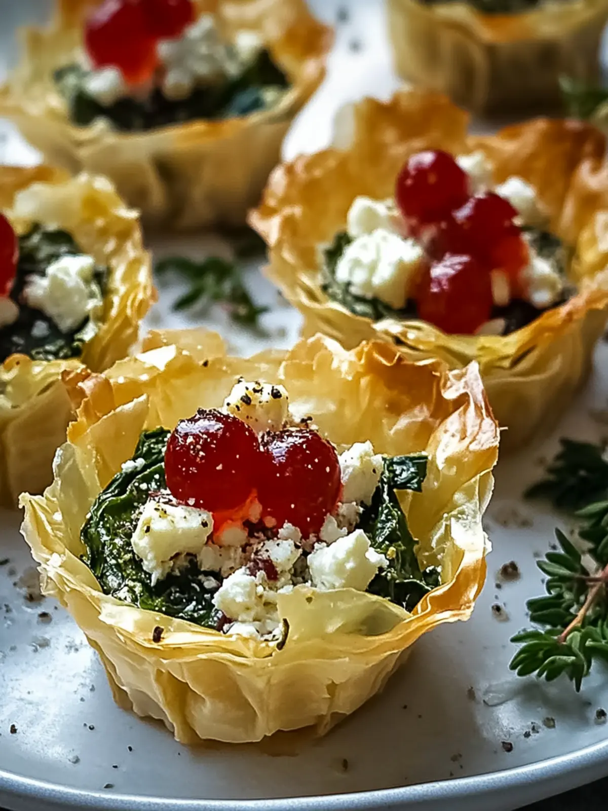 Spinach and Feta Phyllo Cups That Wow Every Dinner Guest 2 Spinach and Feta Phyllo Cups