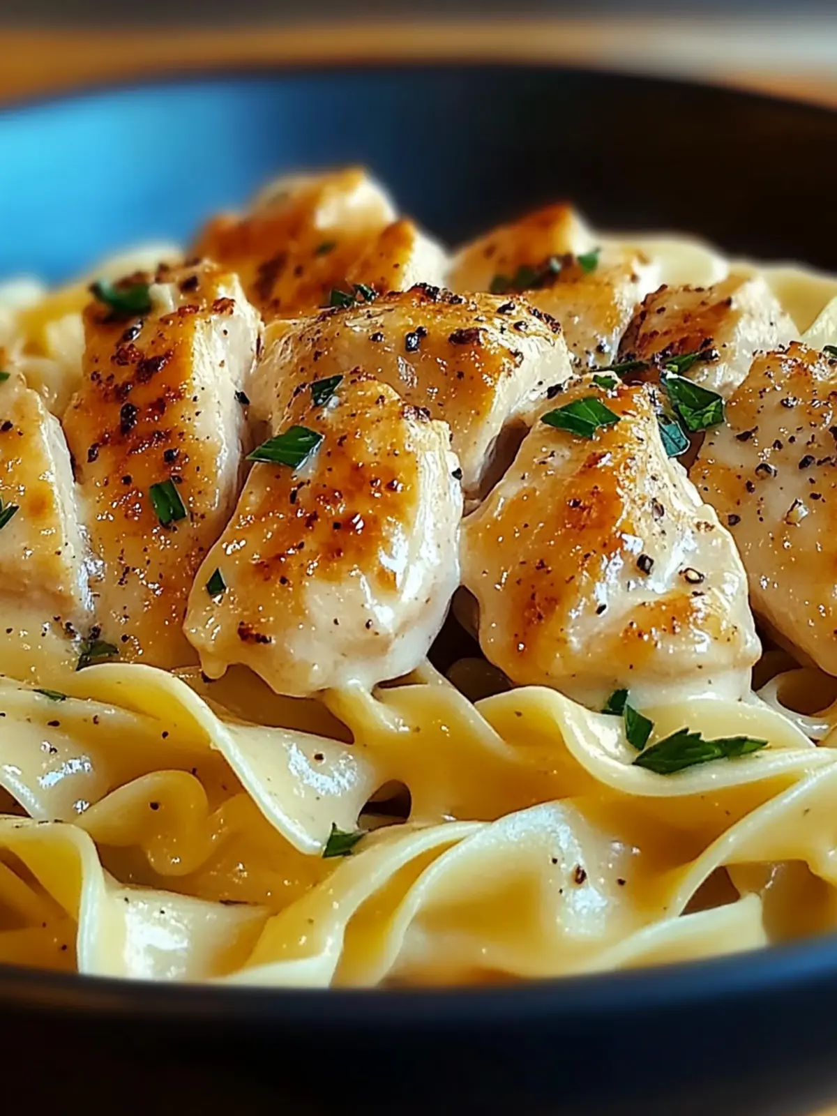 Chicken with Buttered Noodles