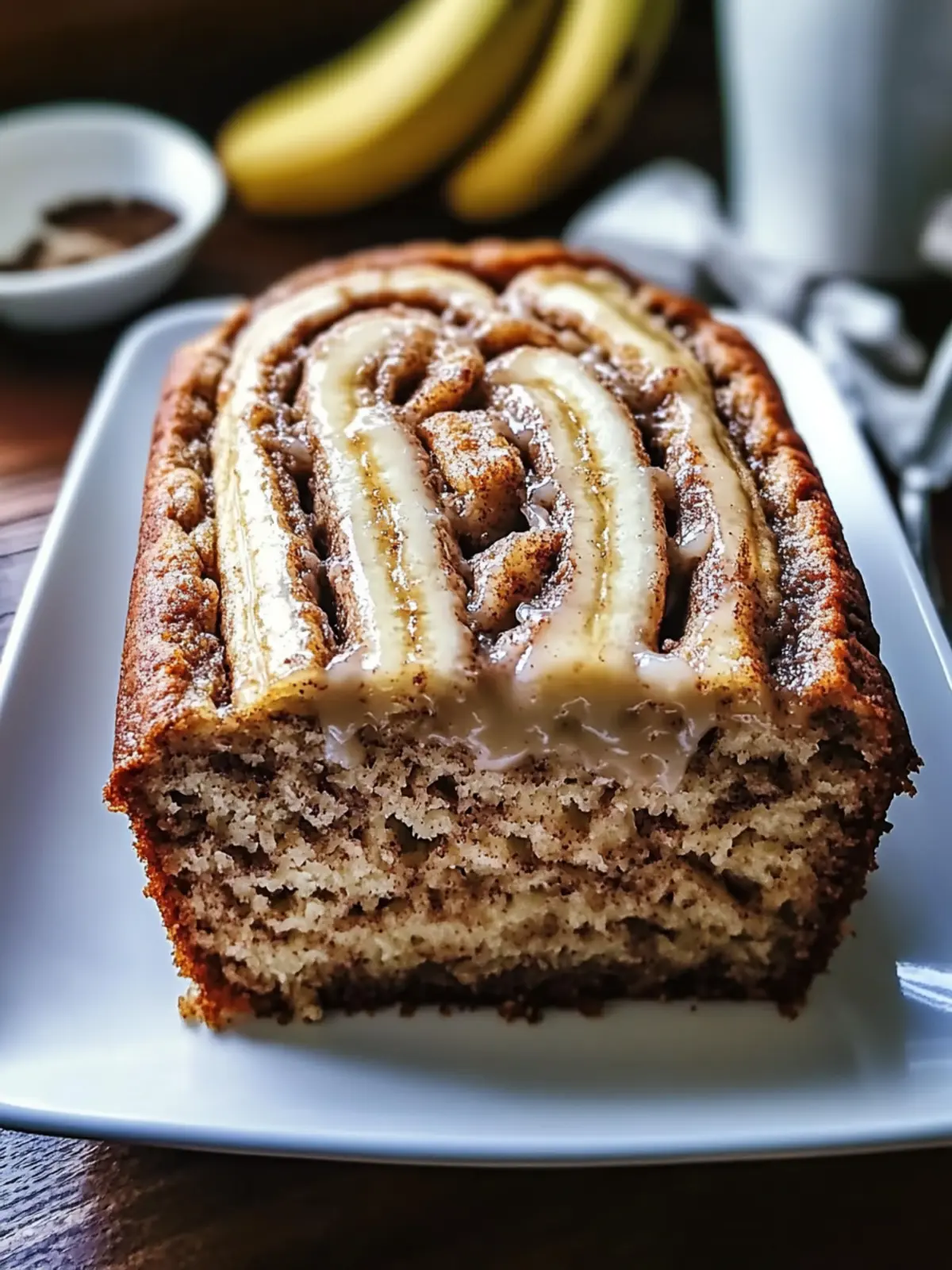 Decadent Cinnamon Roll Banana Bread You ll Crave Daily 3 Cinnamon Roll Banana Bread