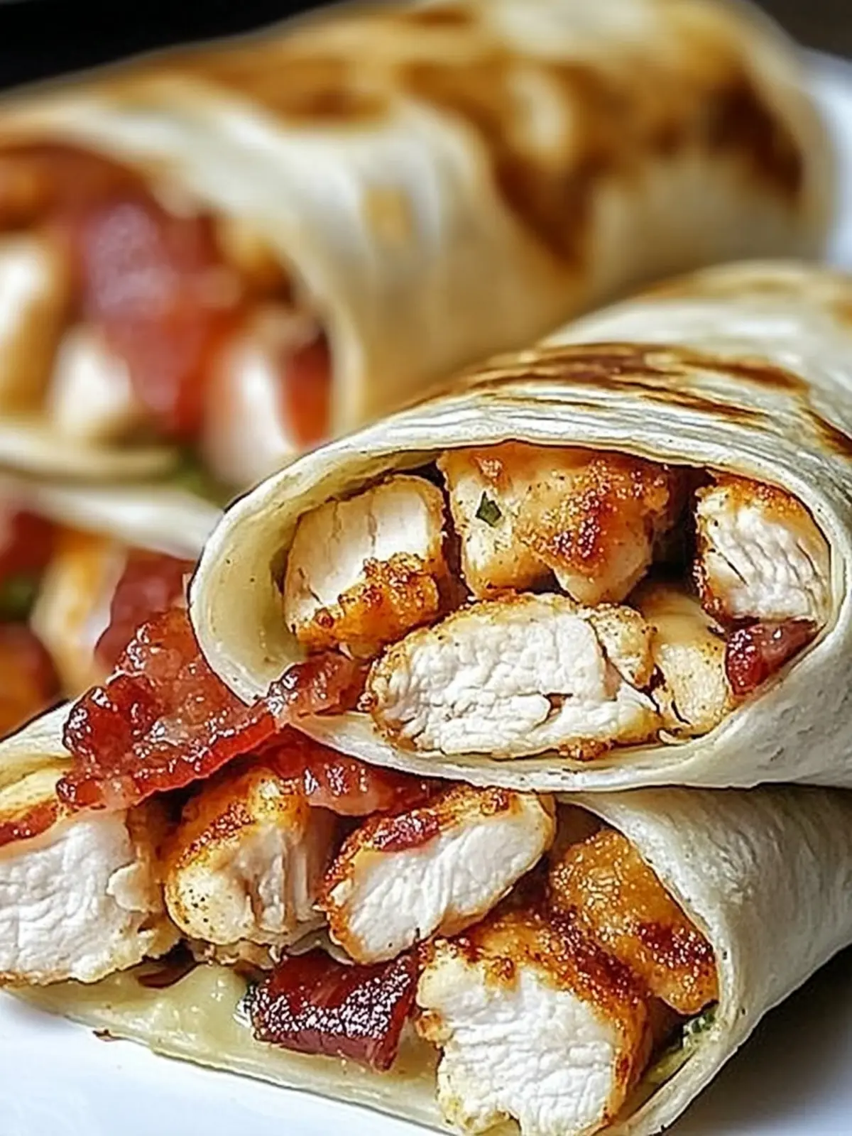 Savory Crunchy Bacon Ranch Chicken Wraps for Flavorful Bites 3 Crunchy Bacon Ranch Chicken Wraps for a Flavorful Bite