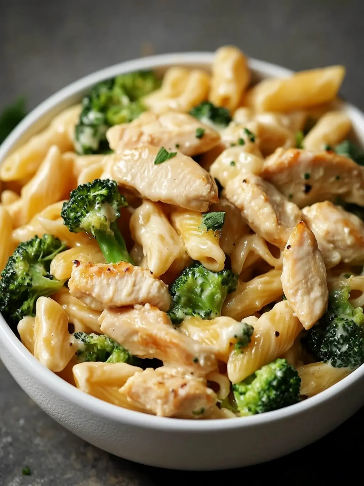 Cheesy Garlic Chicken Pasta with Broccoli Epic Weeknight Comfort 2 Cheesy Garlic Chicken Pasta with Broccoli Weeknight Comfort Bowl