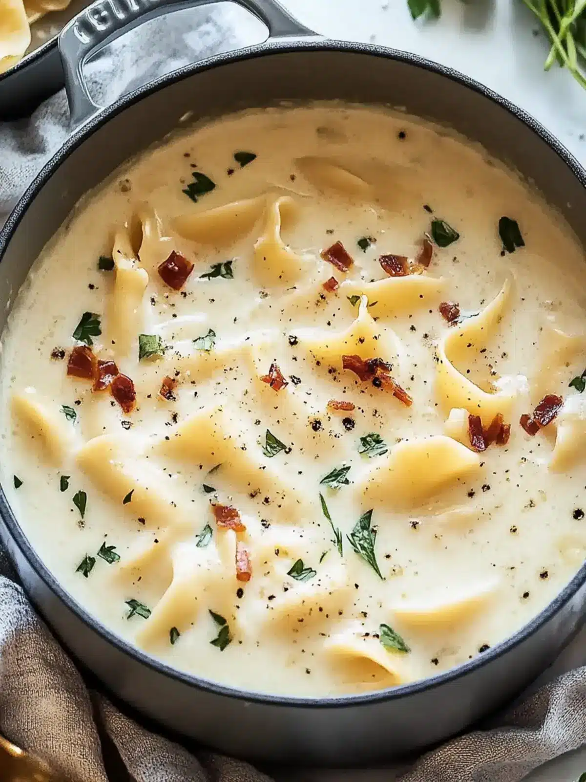 White Lasagna Soup