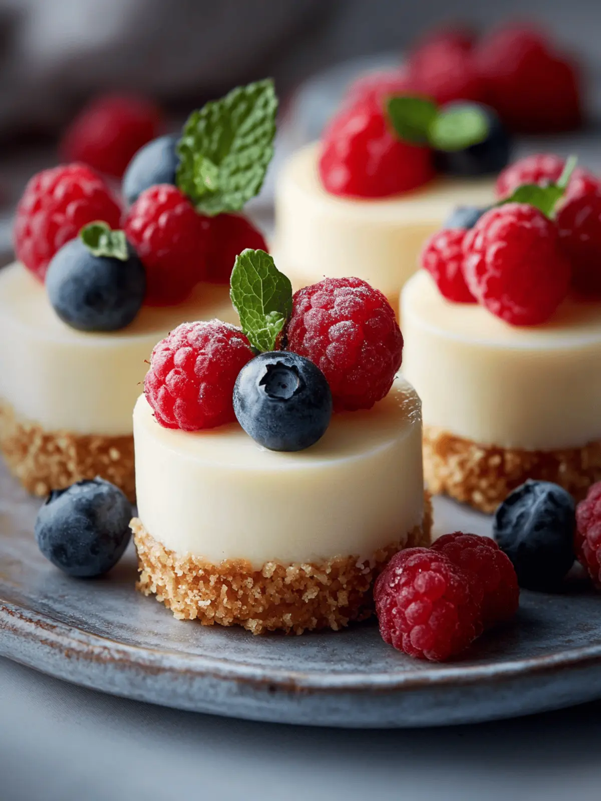 Irresistible Mini Cheesecakes for Sweet Home Indulgence 2 Mini Cheesecakes