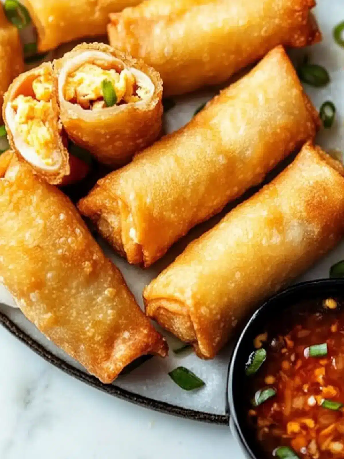 Crispy Egg Rolls with Sweet and Sour Dipping Sauce at Home 2 CRISPY EGG ROLLS WITH SWEET AND SOUR DIPPING SAUCE