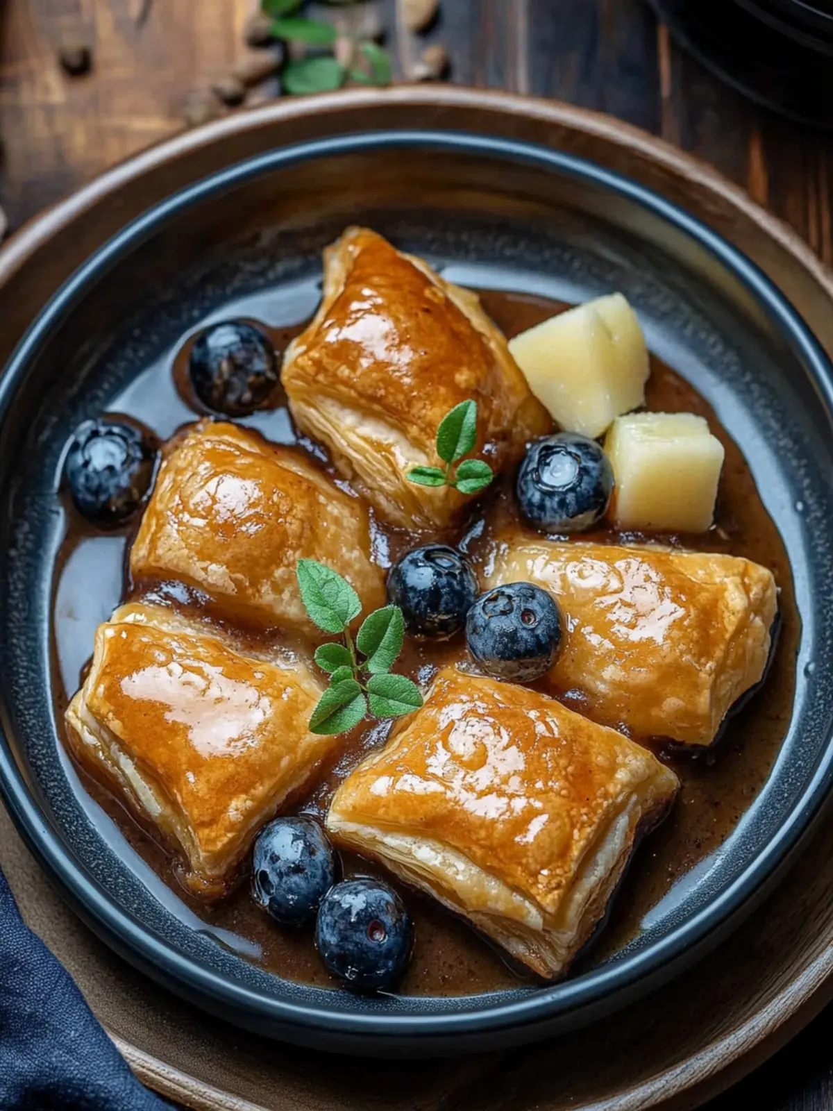 Luscious Blueberry Puff Pastry for Effortless Baking Delight 2 Blueberry Puff Pastry