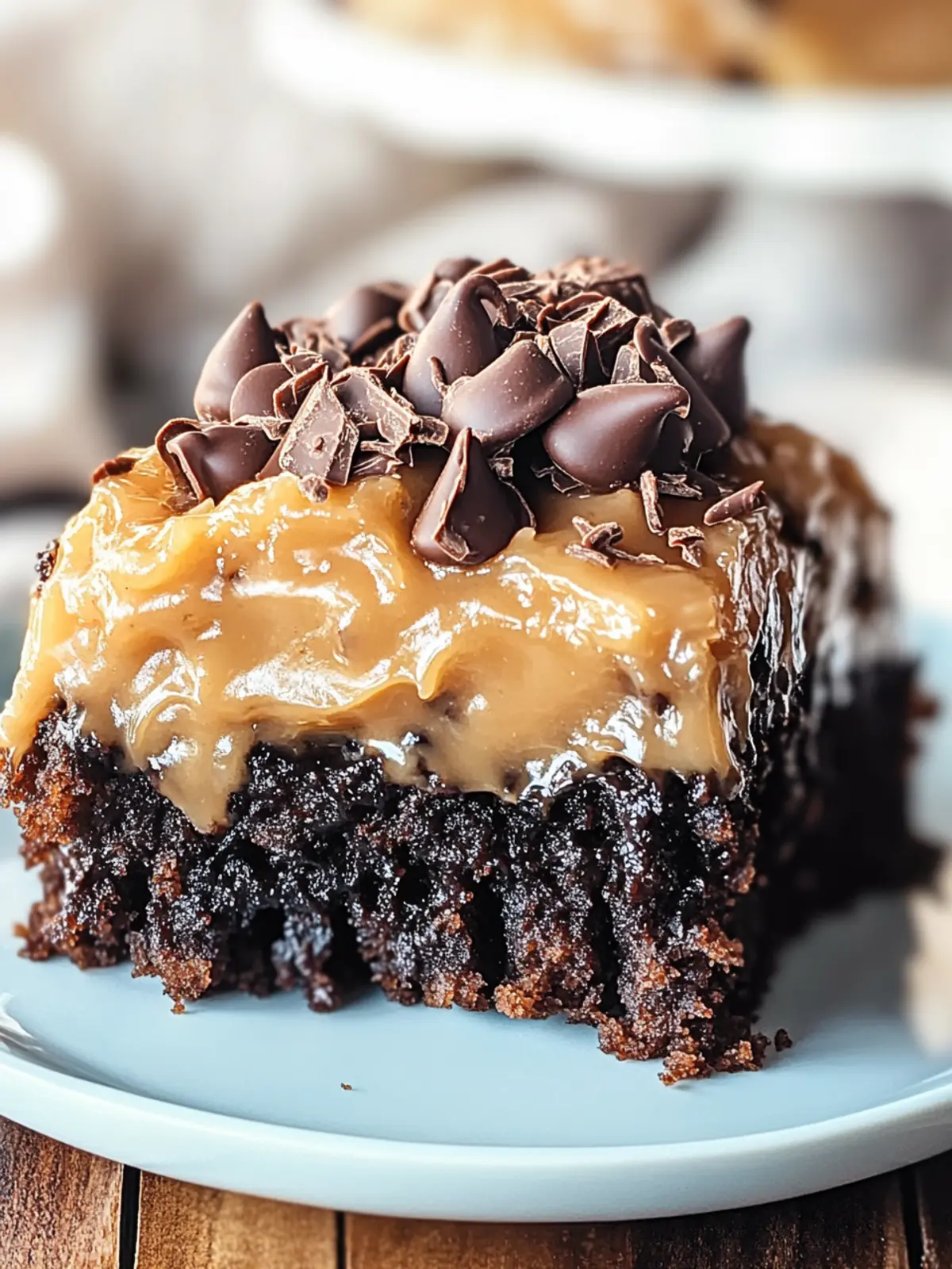 Decadent German Chocolate Poke Cake You Can't Resist 4 German Chocolate Poke Cake